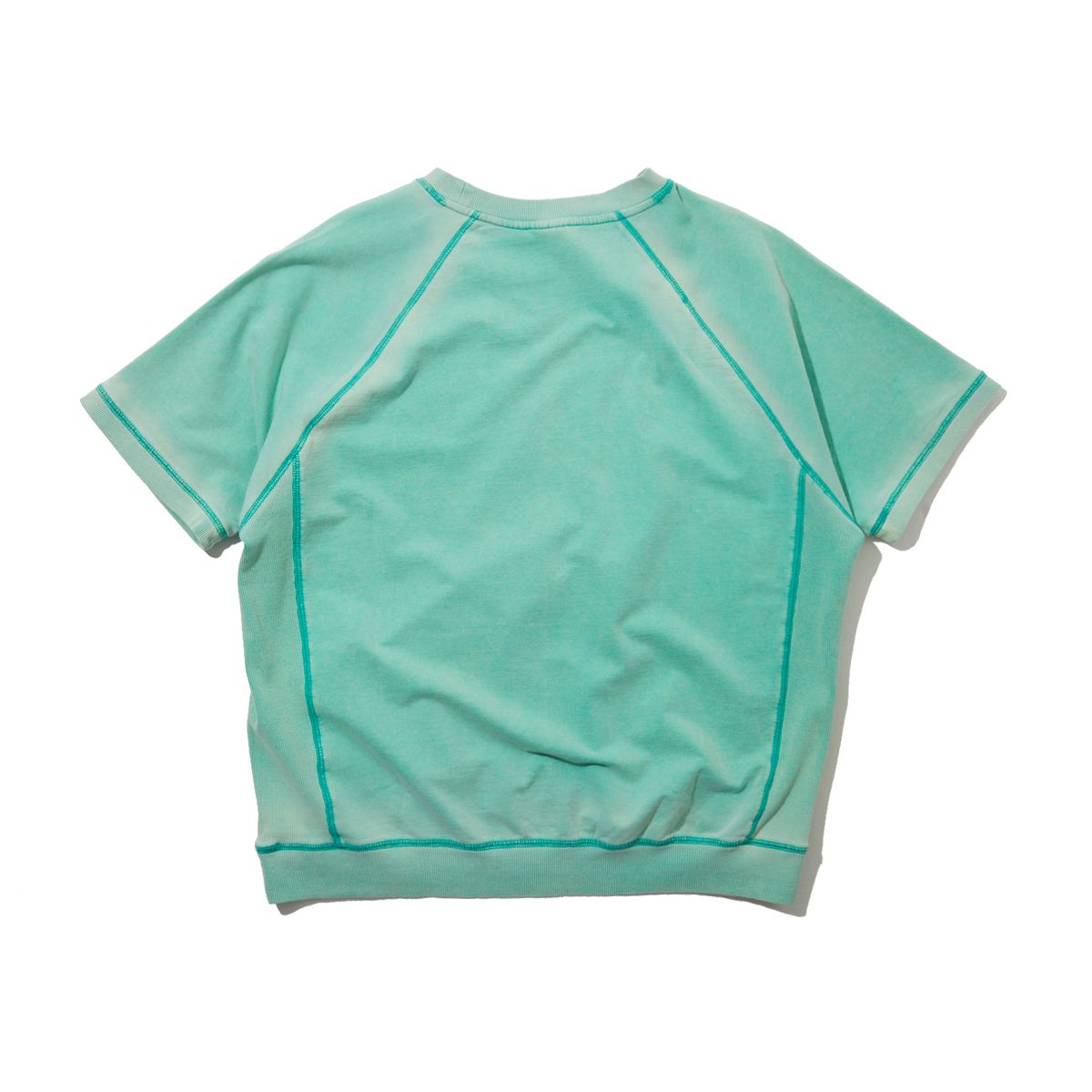 펜필드(PENFIELD) 보스턴 빈티지 워싱 반팔 스웨트셔츠 민트_FR2KT34U