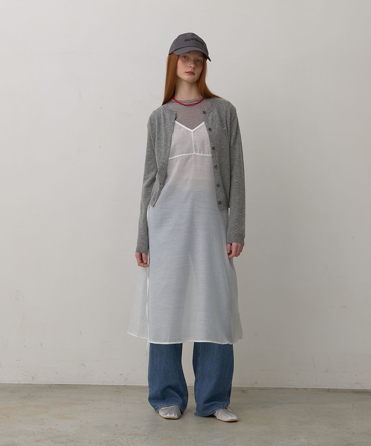 320쇼룸(320SHOWROOM) Lucy Sleeveless Layered Dress White