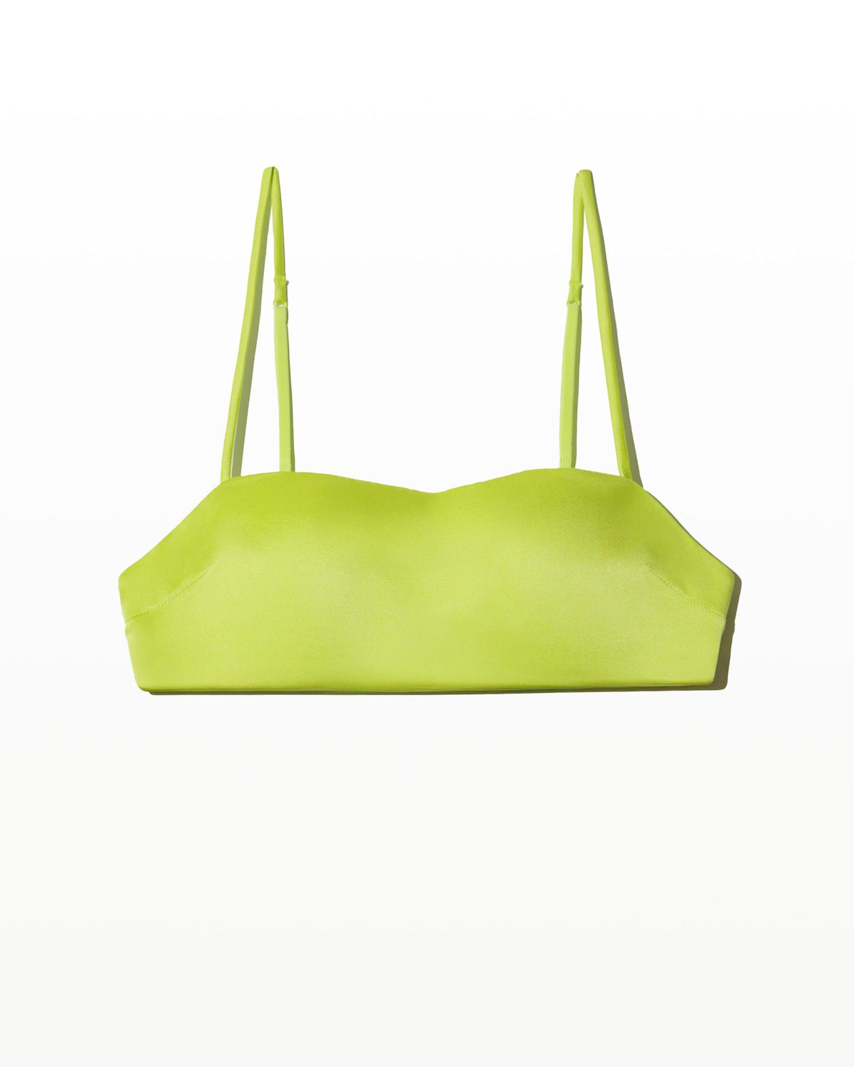 후포(HOOPOE) love silk bralette & brief set_lime