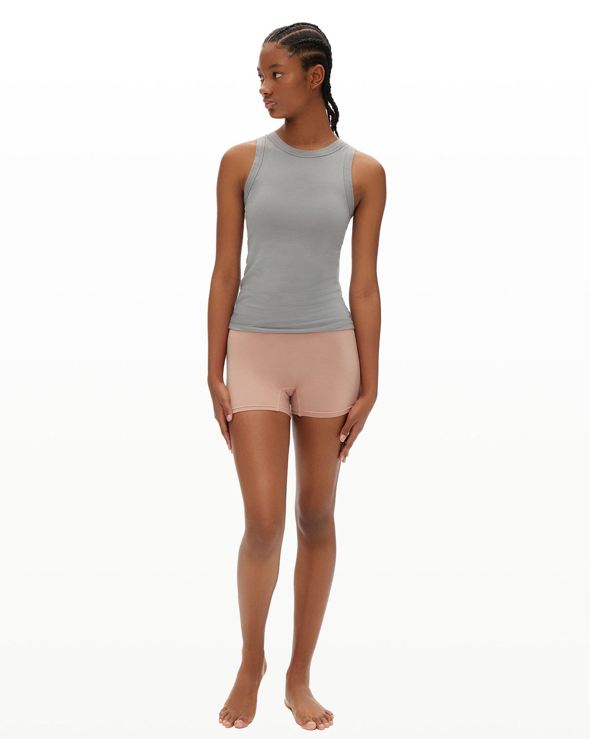 후포(HOOPOE) hoopoe tank top _forest grey