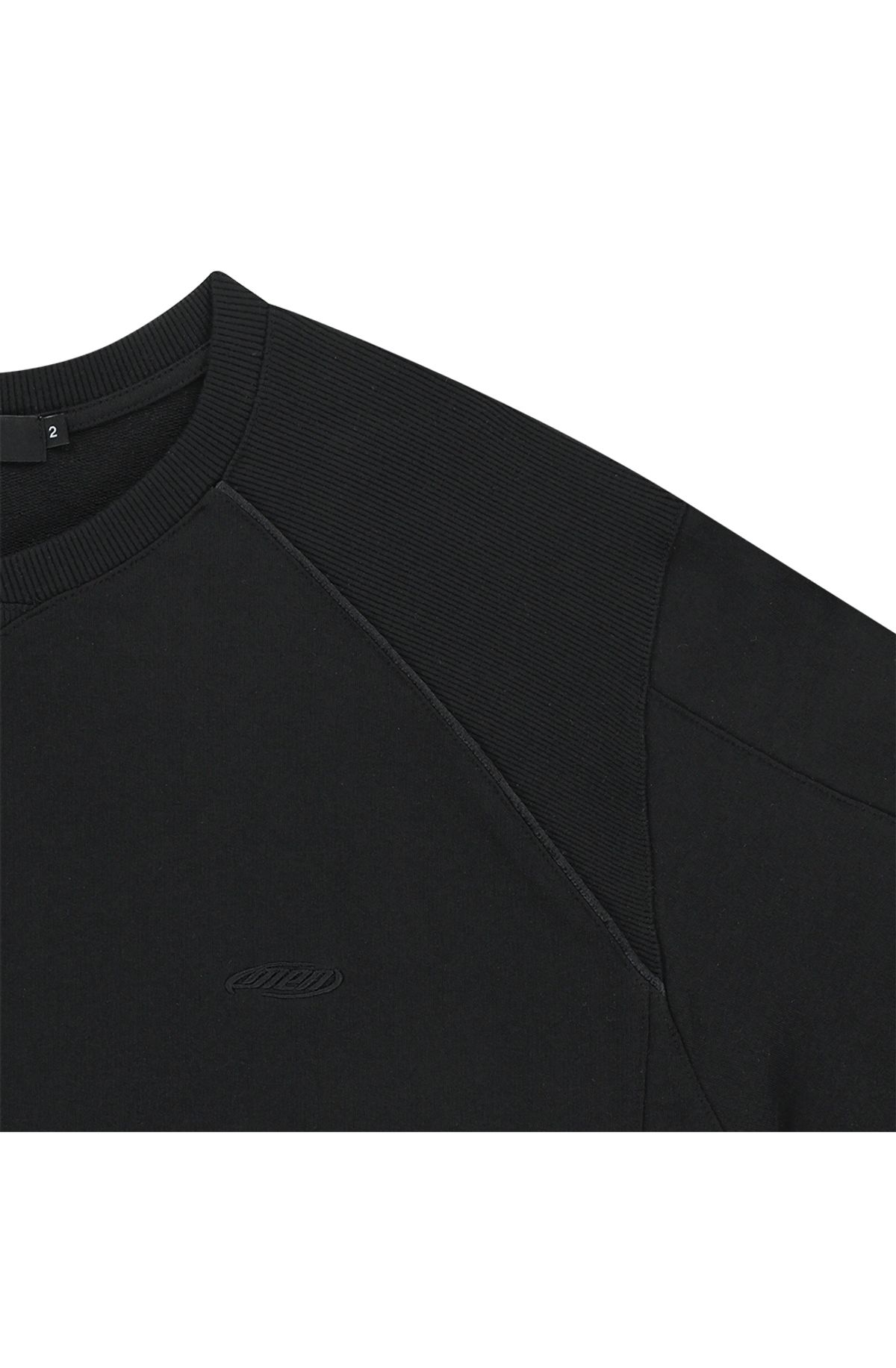 메아(MEA) RIB PANELED L/S [BLACK]