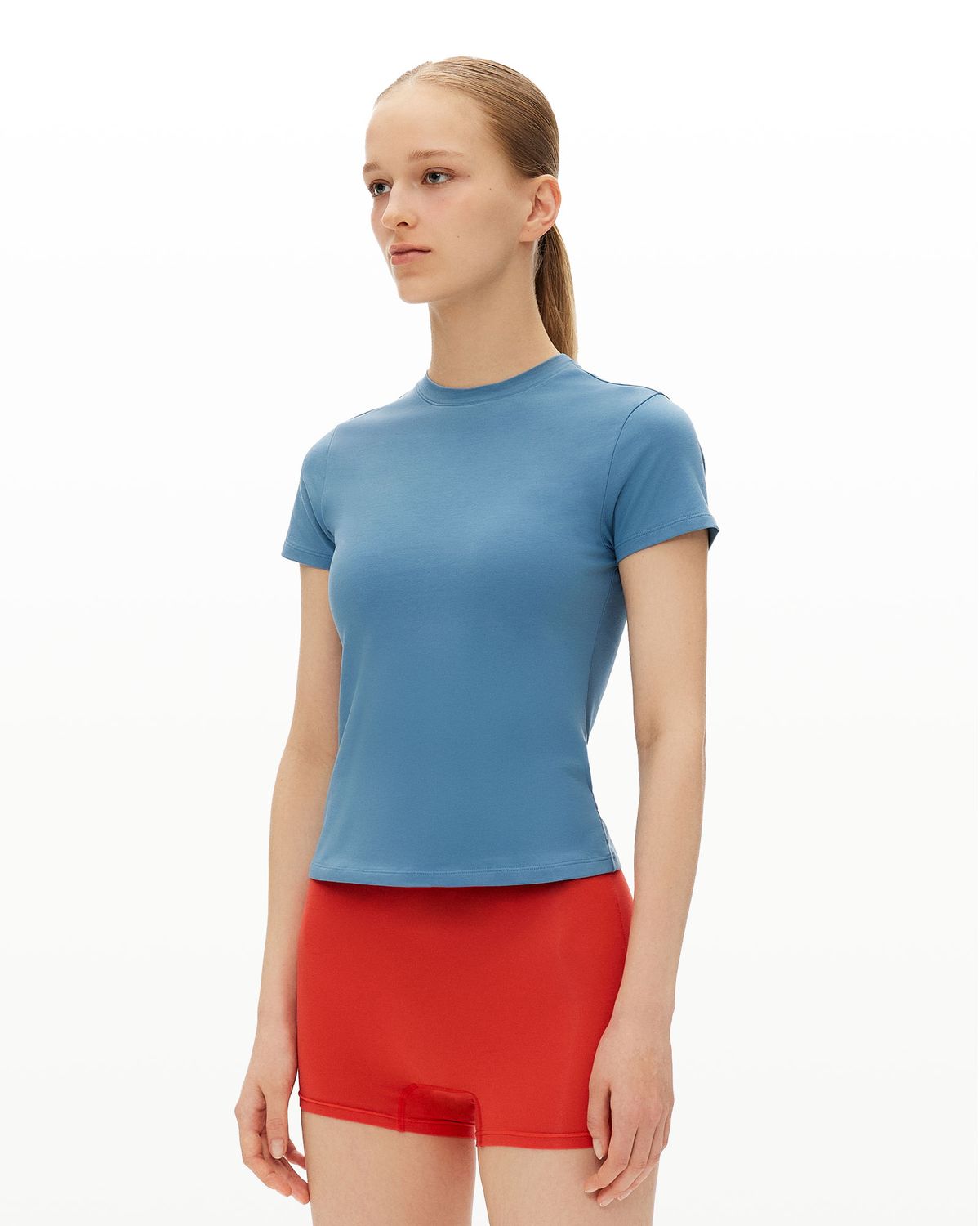 후포(HOOPOE) hoopoe t-shirt_blue heaven