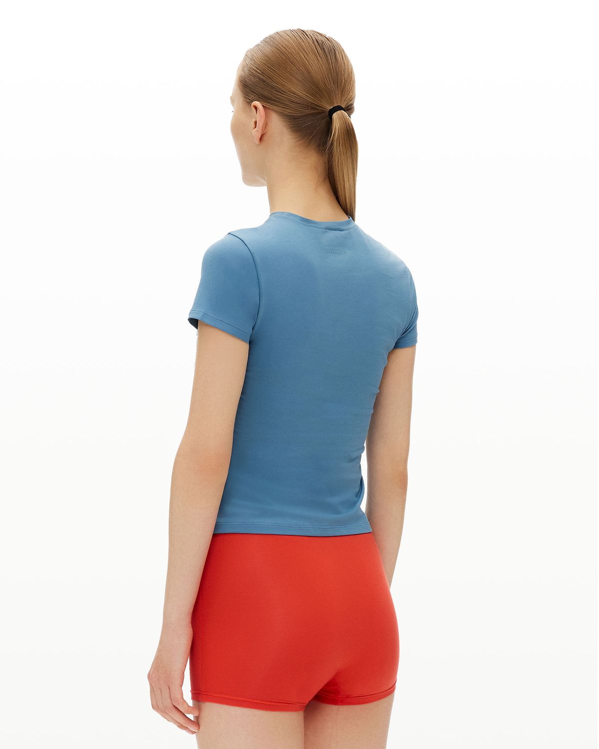 후포(HOOPOE) hoopoe t-shirt_blue heaven