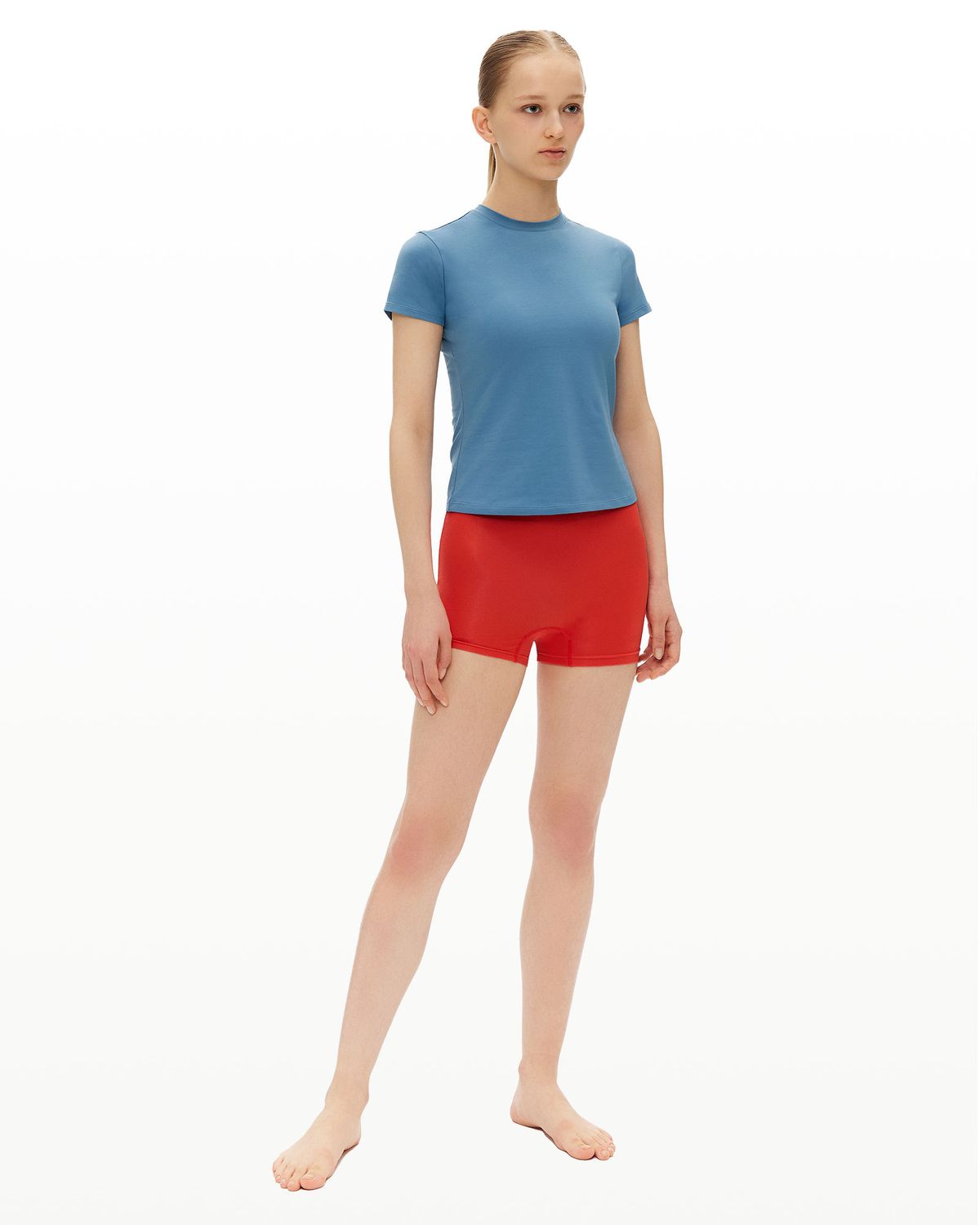 후포(HOOPOE) hoopoe t-shirt_blue heaven