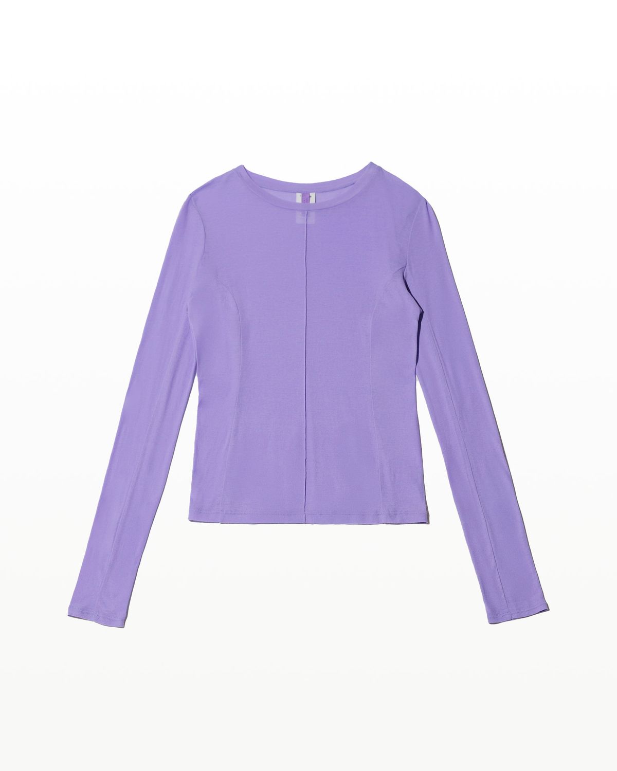 후포(HOOPOE) love sheer long sleeve t-shirt_twilight purple