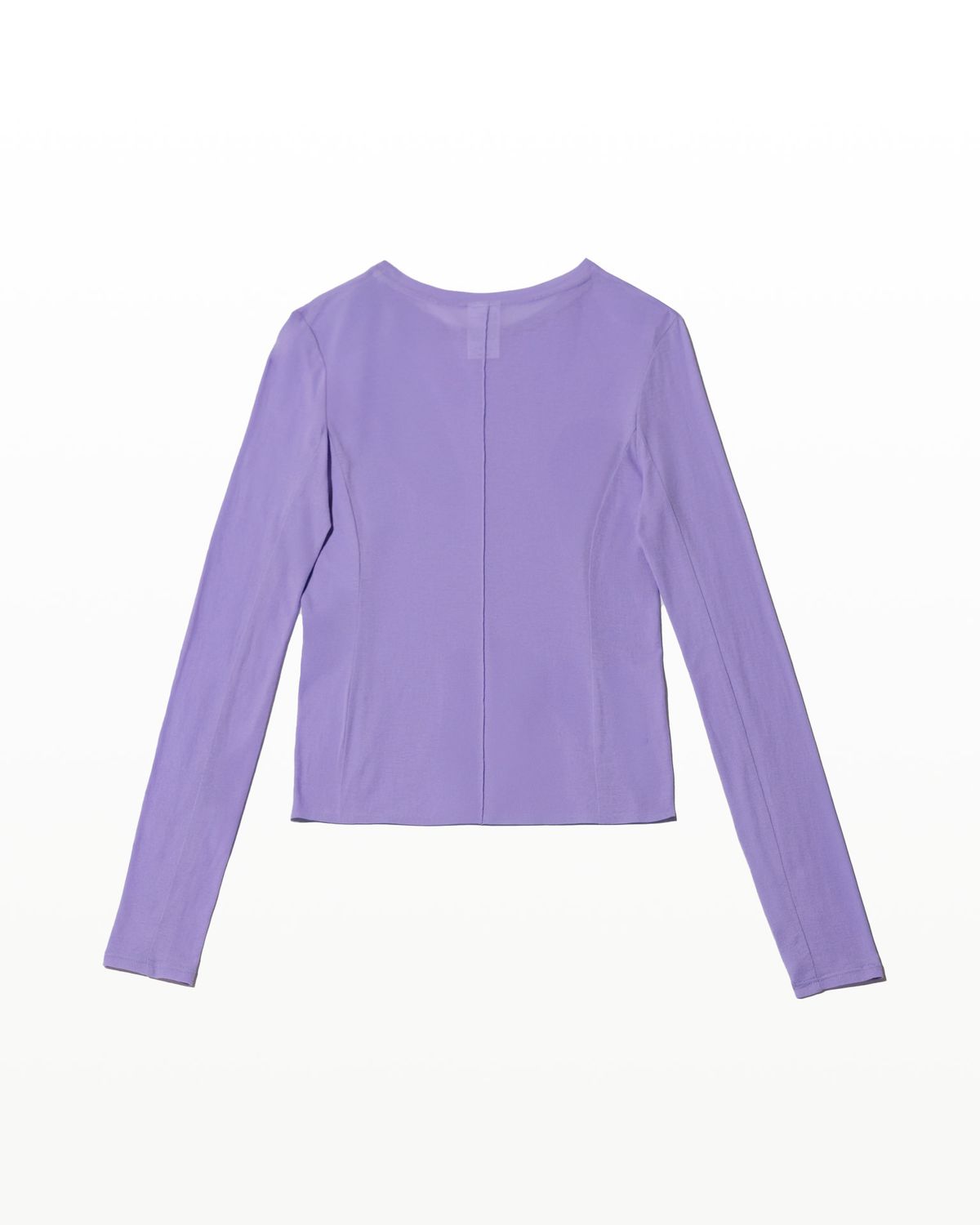 후포(HOOPOE) love sheer long sleeve t-shirt_twilight purple