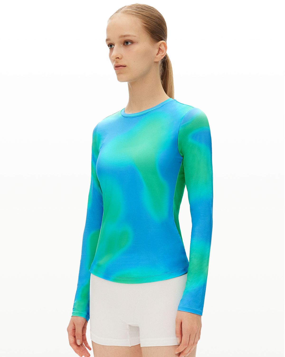 후포(HOOPOE) signature long sleeve _hoopoe blue