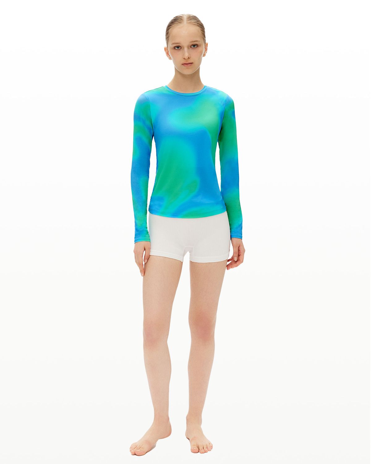 후포(HOOPOE) signature long sleeve _hoopoe blue
