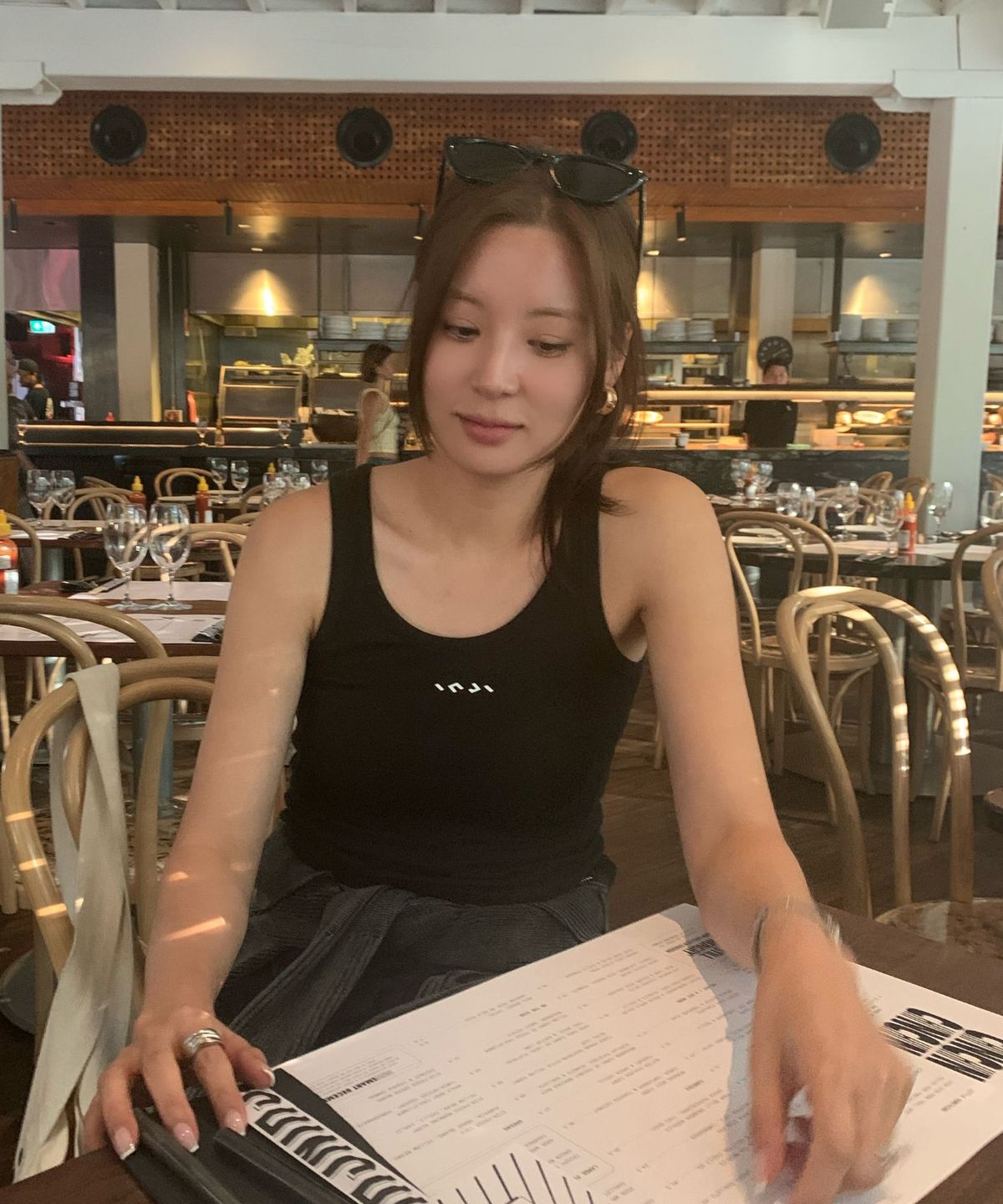 인지액티브(INJIACTIVE) Cotton Classic Tank 블랙
