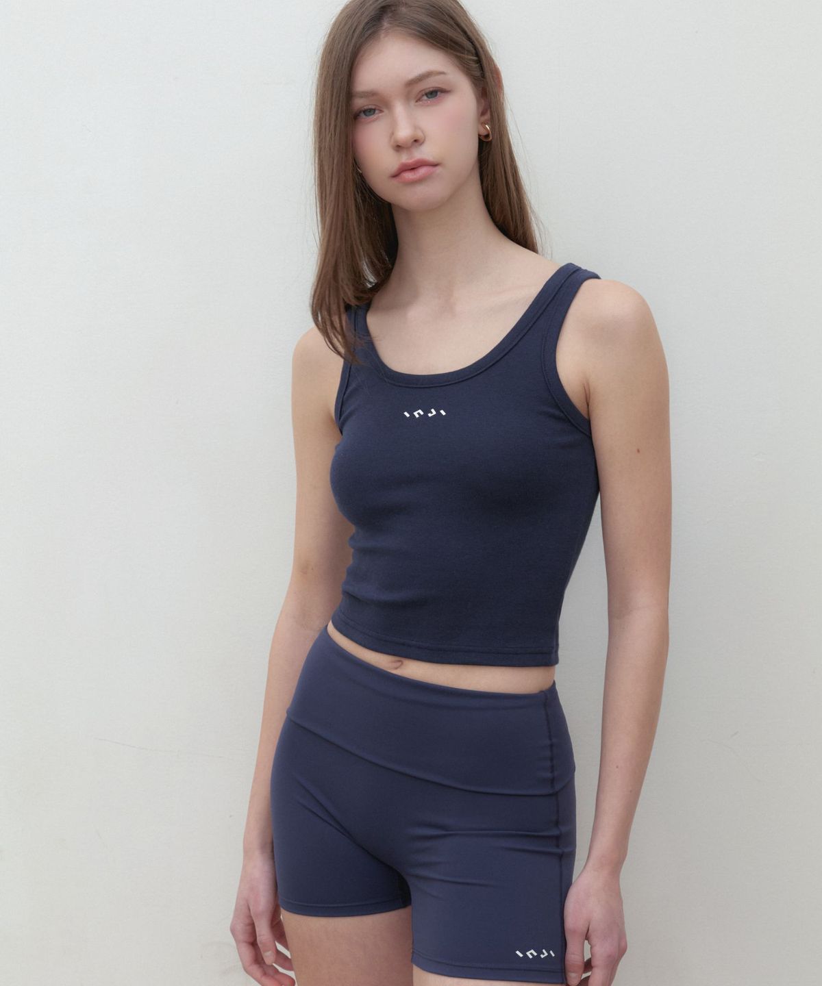 인지액티브(INJIACTIVE) Cotton Classic Tank 블랙