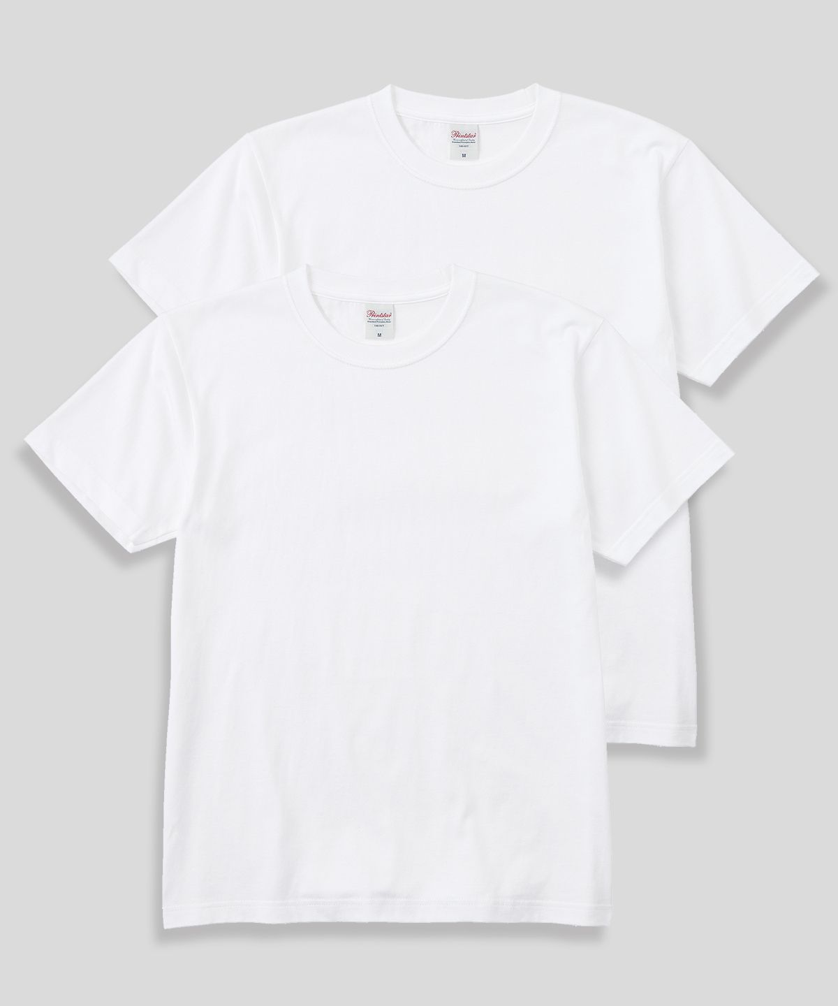 프린트스타(PRINTSTAR) [2PACK] 14수 7.4oz 헤비웨이트 라운드 오버핏 무지 반팔 티셔츠