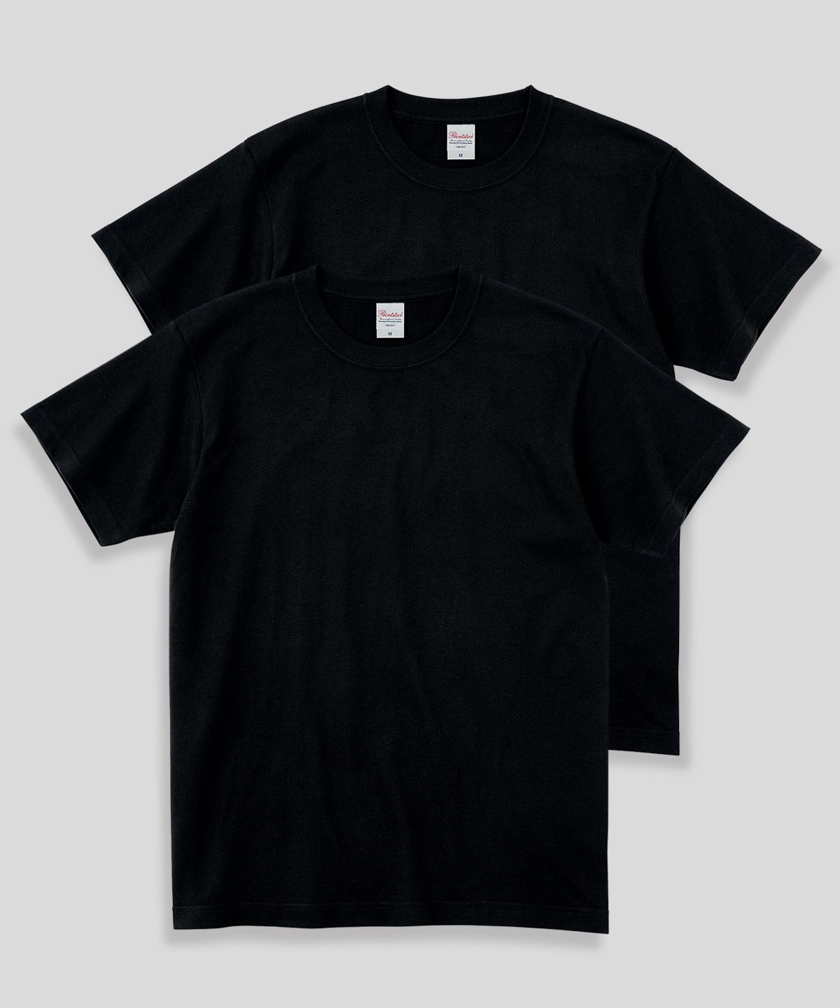 프린트스타(PRINTSTAR) [2PACK] 14수 7.4oz 헤비웨이트 라운드 오버핏 무지 반팔 티셔츠