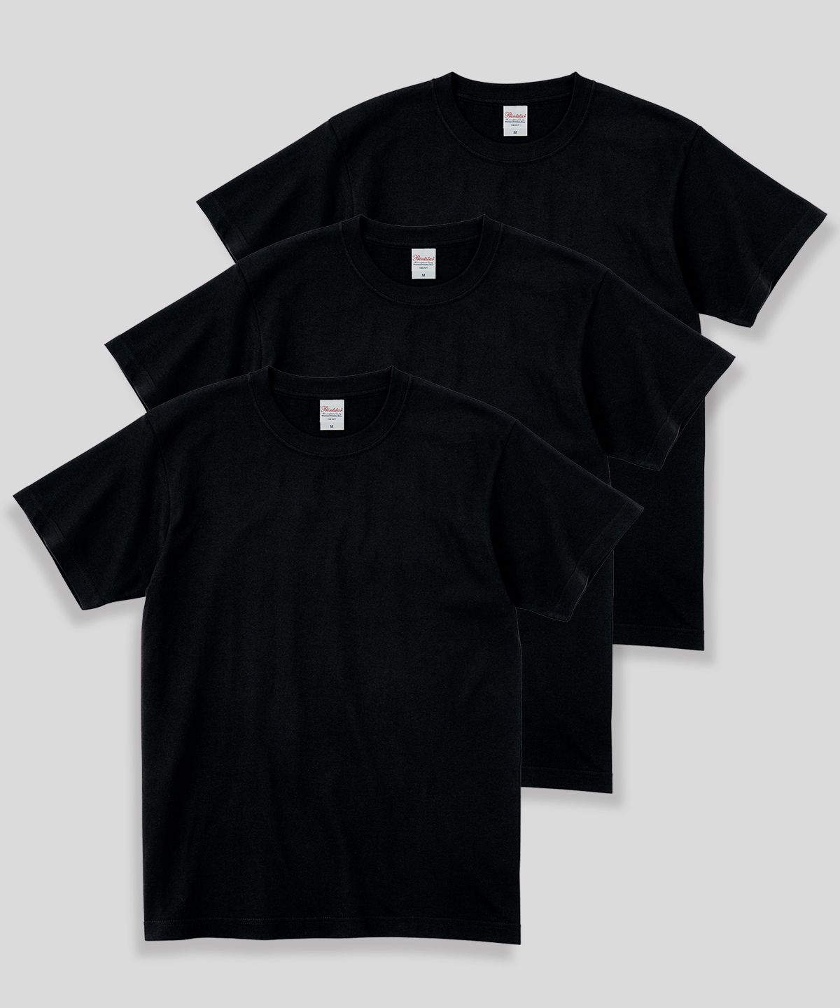 프린트스타(PRINTSTAR) [3PACK] 14수 7.4oz 헤비웨이트 라운드 오버핏 무지 반팔 티셔츠