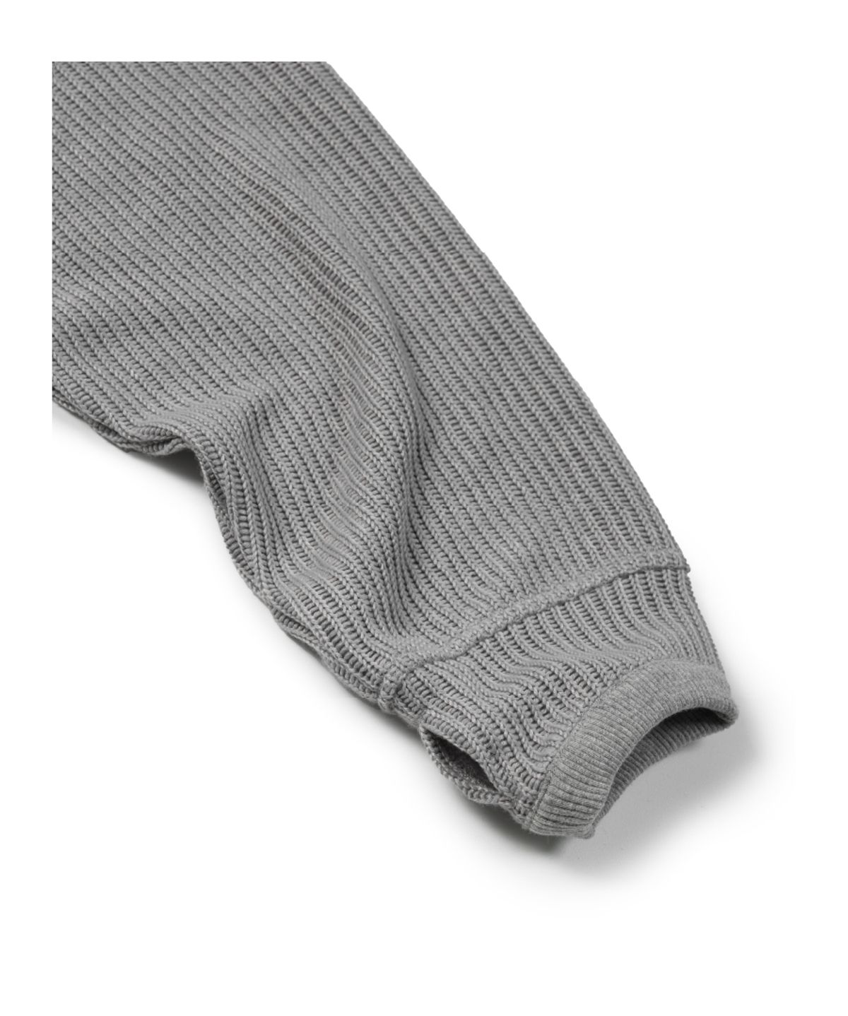 이티씨이(ETCE) PANNEL CREW NECK KNIT (GRAY)