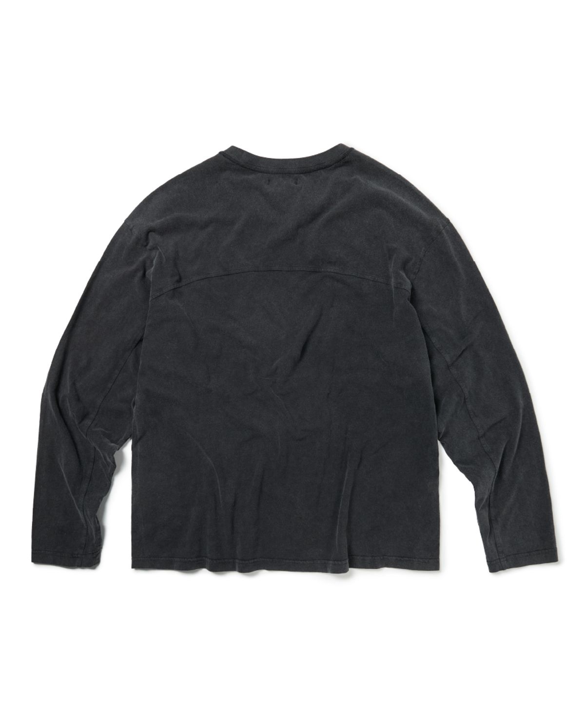 이티씨이(ETCE) UNITED WASHED RAGLAN LONG SLEEVE (BLACK)