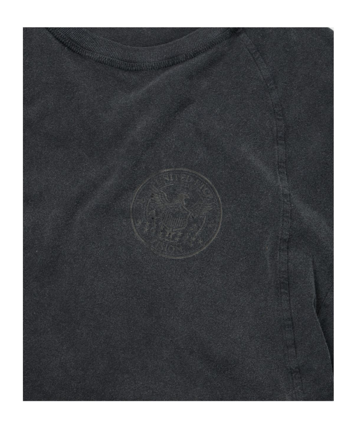 이티씨이(ETCE) UNITED WASHED RAGLAN LONG SLEEVE (BLACK)