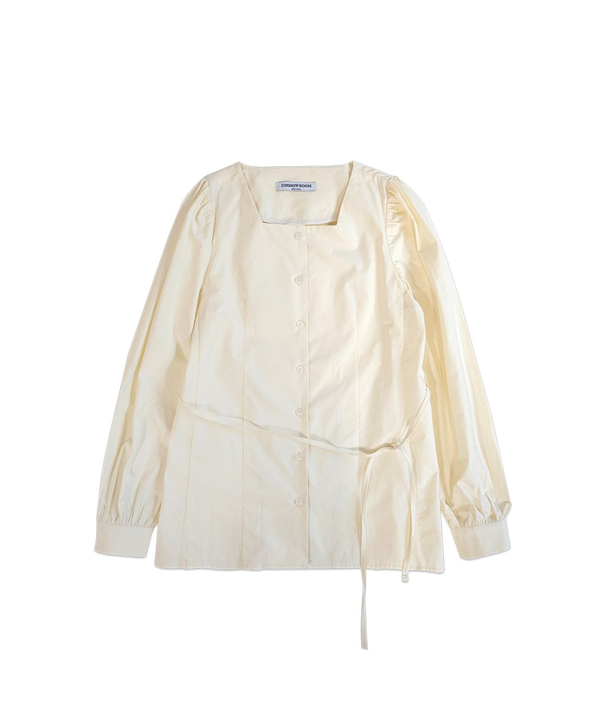 320쇼룸(320SHOWROOM) Rêve Waist Belt Blouse Cream