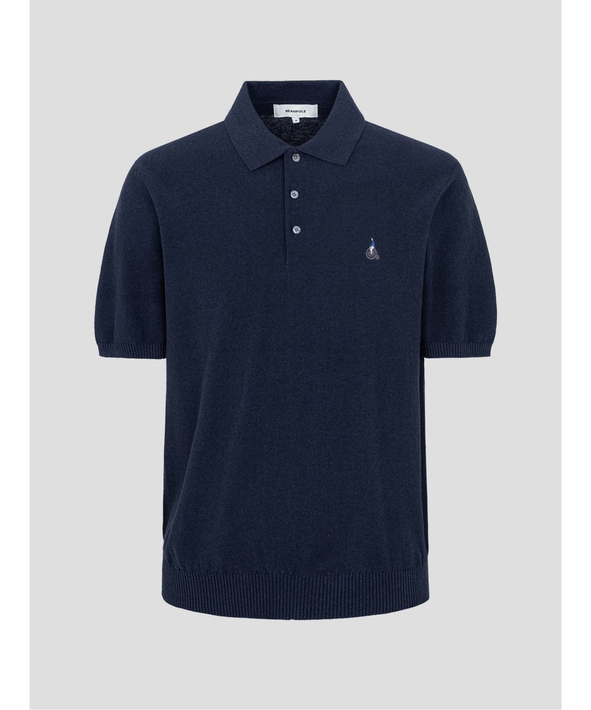 빈폴 멘(BEANPOLE MEN) 젠틀 칼라넥 니트  네이비 (BC5251C24R)