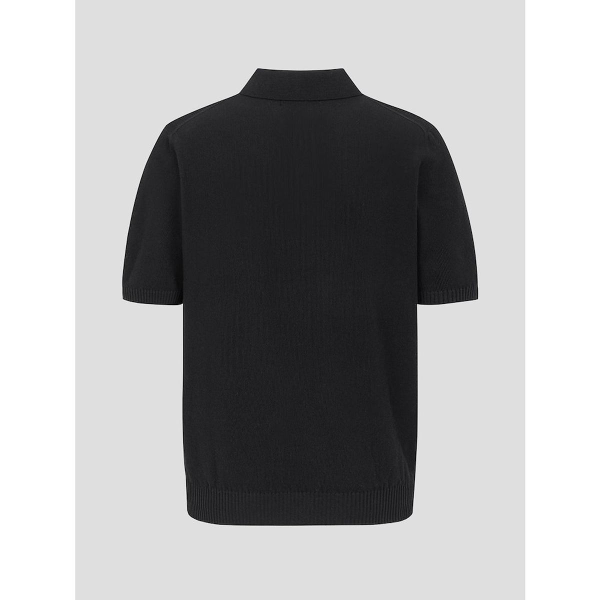 빈폴 멘(BEANPOLE MEN) [빈폴솔솔니트] 코튼실크 칼라넥 니트  블랙
