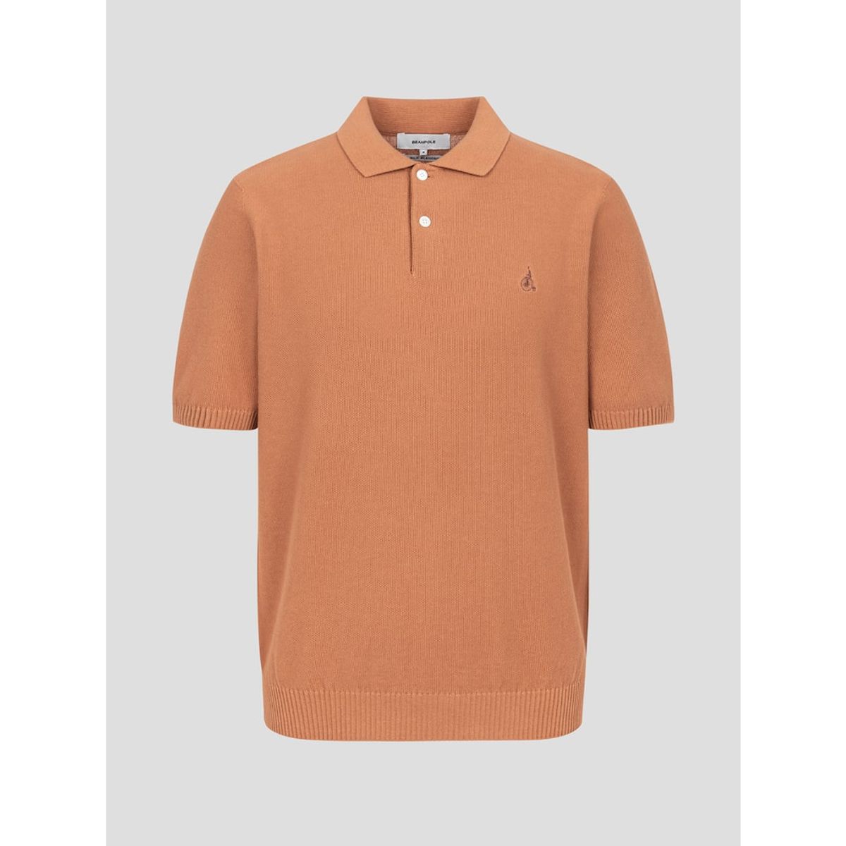 빈폴 멘(BEANPOLE MEN) 젠틀 칼라넥 니트  옐로이시 브라운 (BC5251C21B)