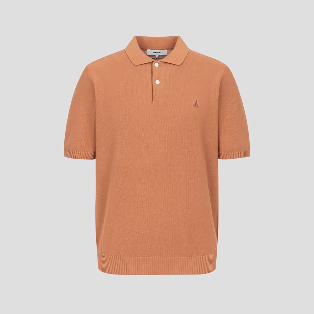 빈폴 멘(BEANPOLE MEN) 젠틀 칼라넥 니트  옐로이시 브라운 (BC5251C21B)