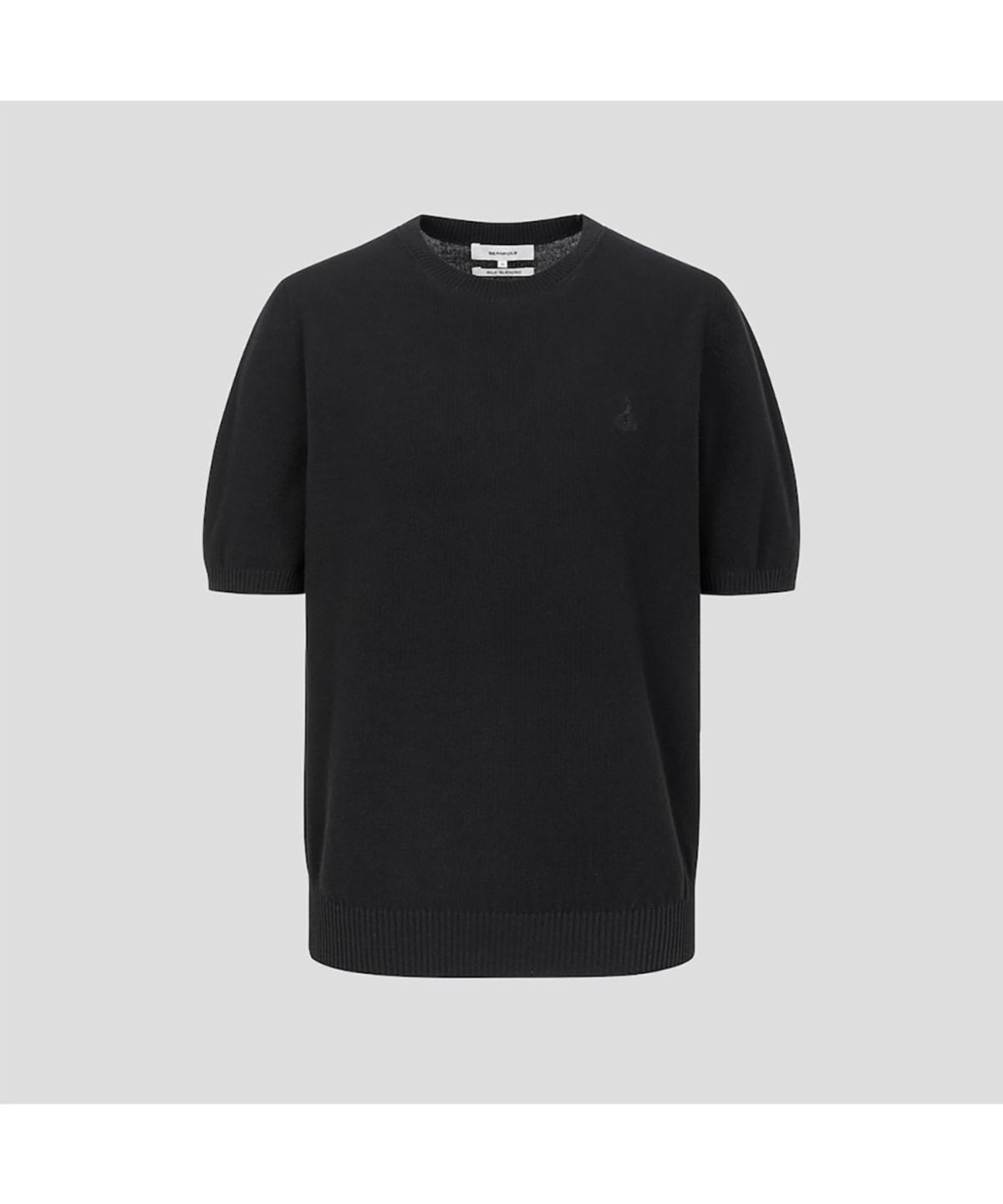 빈폴 멘(BEANPOLE MEN) 젠틀 라운드 니트  블랙 (BC5251C235)