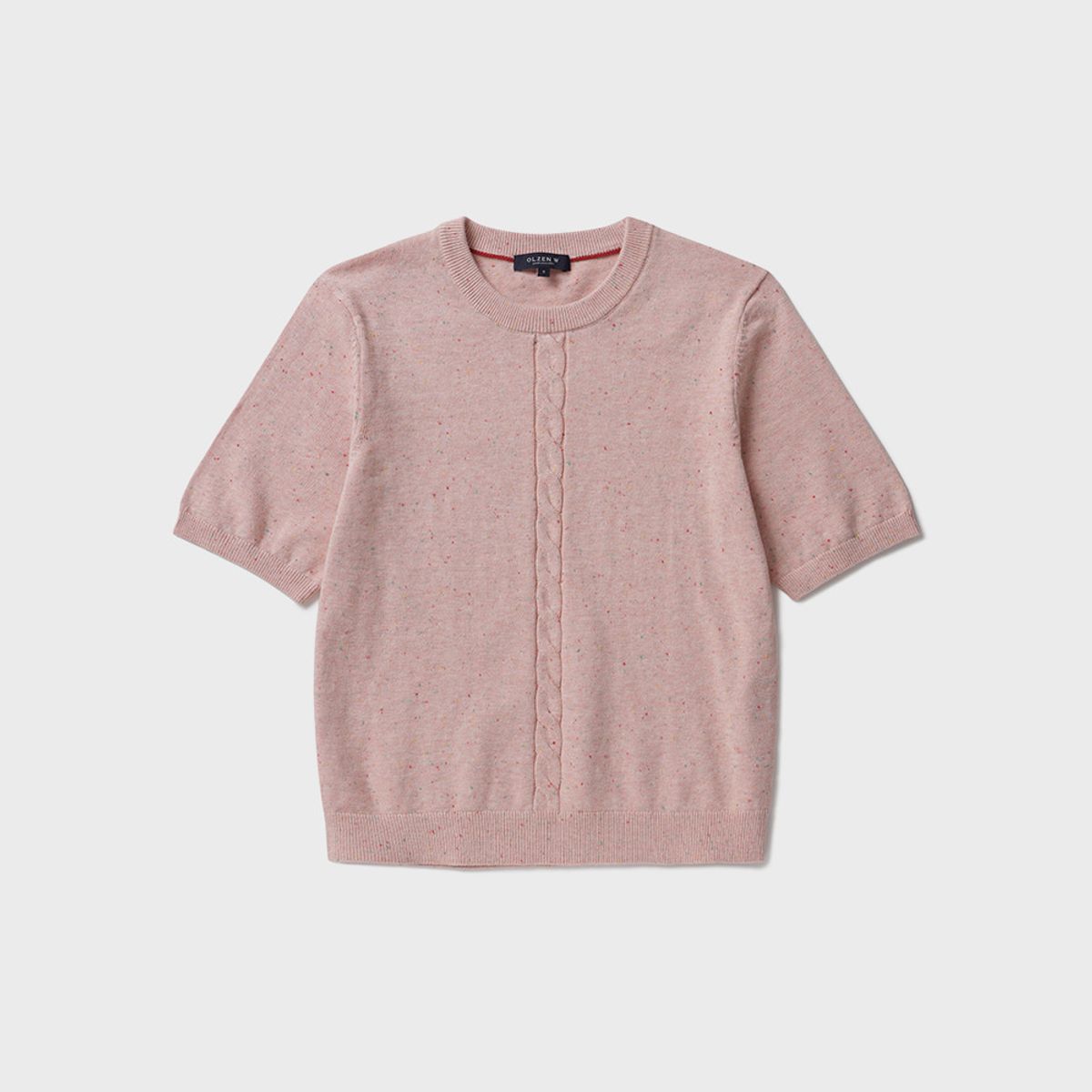 올젠(OLZEN) 여성) 컬러 포인트 스웨터_ZLF2ER2309PK