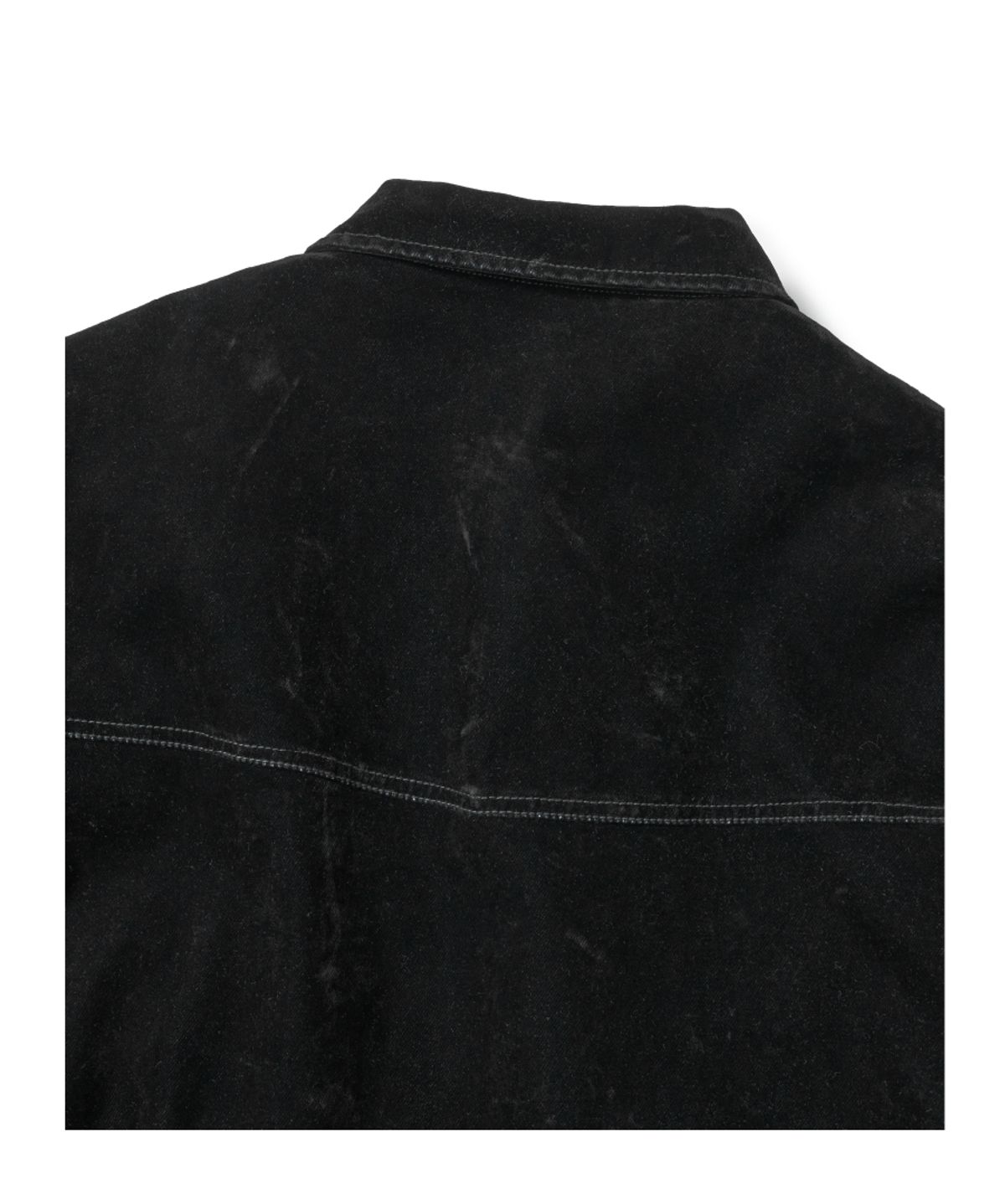 이티씨이(ETCE) VELVET DENIM EVENING JACKET (BLACK)