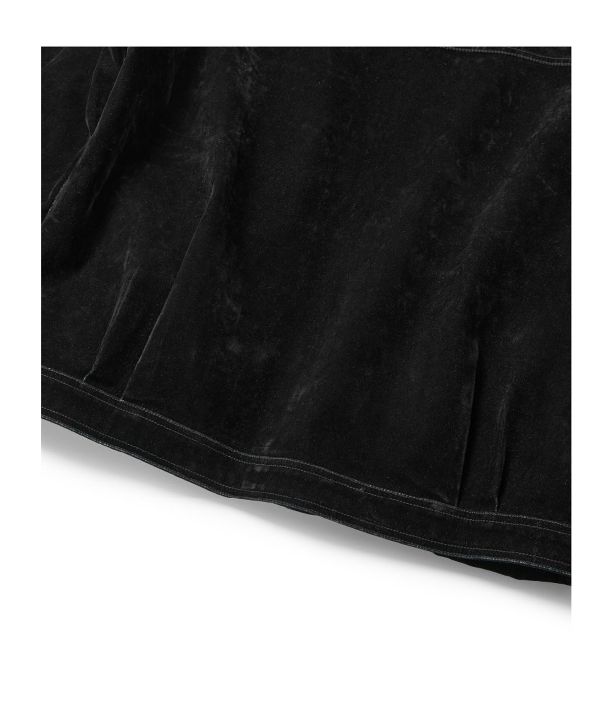 이티씨이(ETCE) VELVET DENIM EVENING JACKET (BLACK)