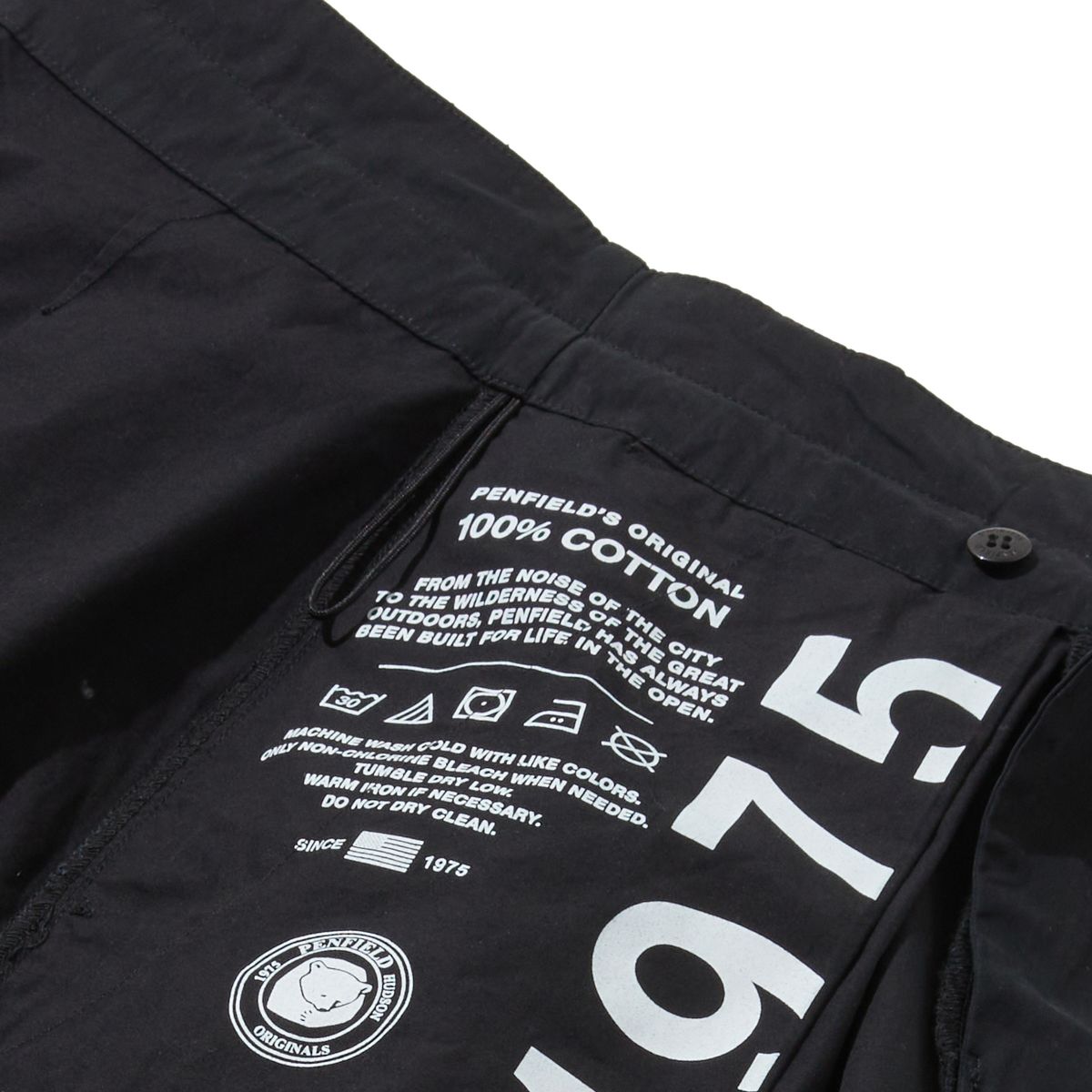 펜필드(PENFIELD) 썸머 코튼 이지 밀리터리 하이 웨스트 스커트 블랙_FR2WS21F