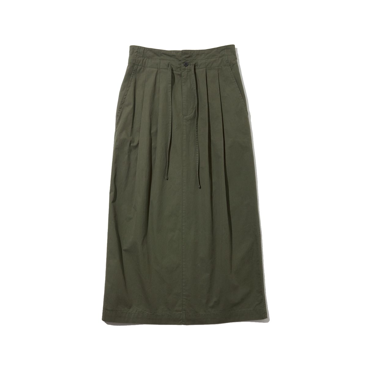 펜필드(PENFIELD) 썸머 코튼 이지 밀리터리 하이 웨스트 스커트 올리브_FR2WS20F