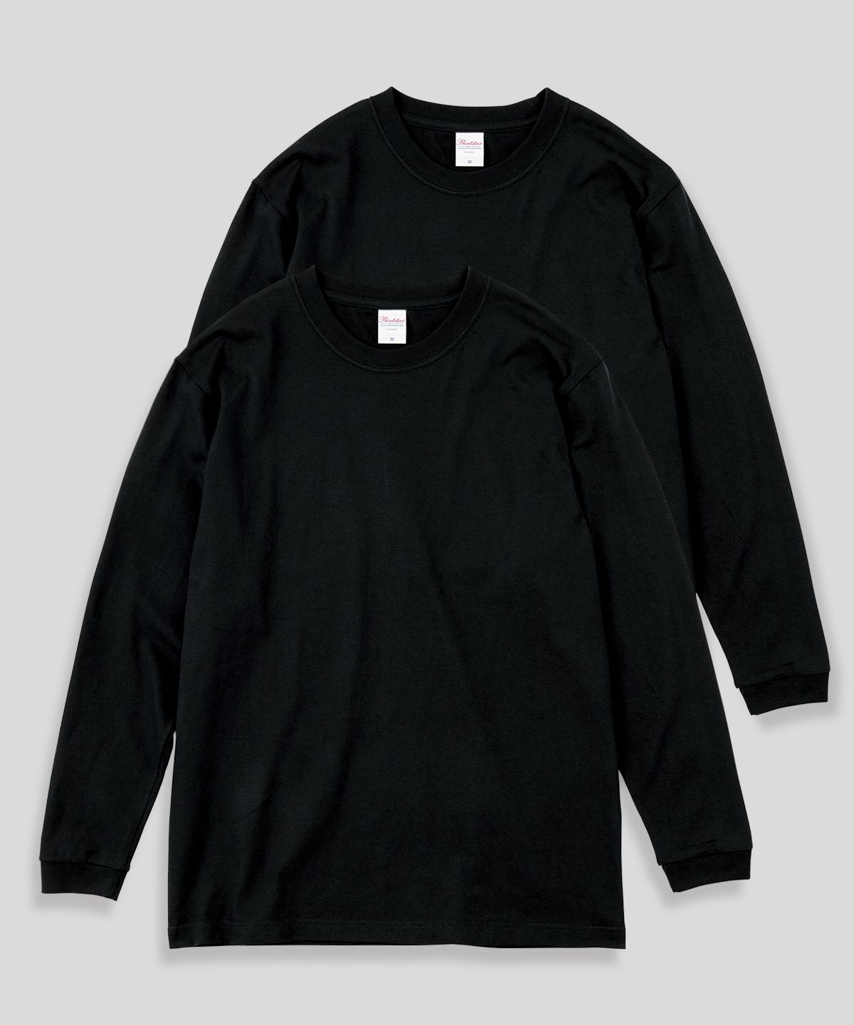 프린트스타(PRINTSTAR) [2PACK] 14수 7.4oz 헤비웨이트 라운드 오버핏 무지 긴팔 티셔츠