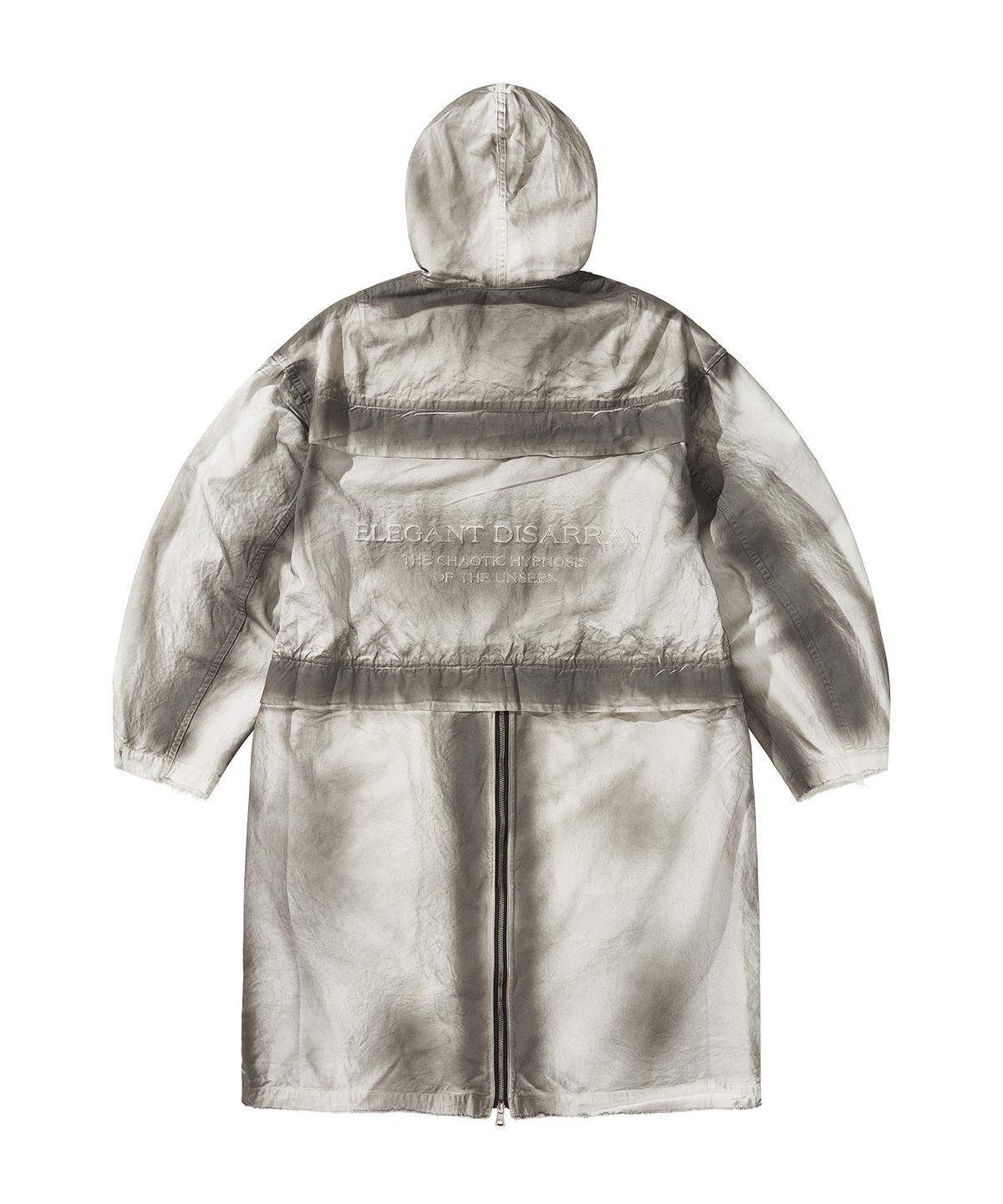 리베레(LIBERE) HOODED ZIPPER COAT / WHITE