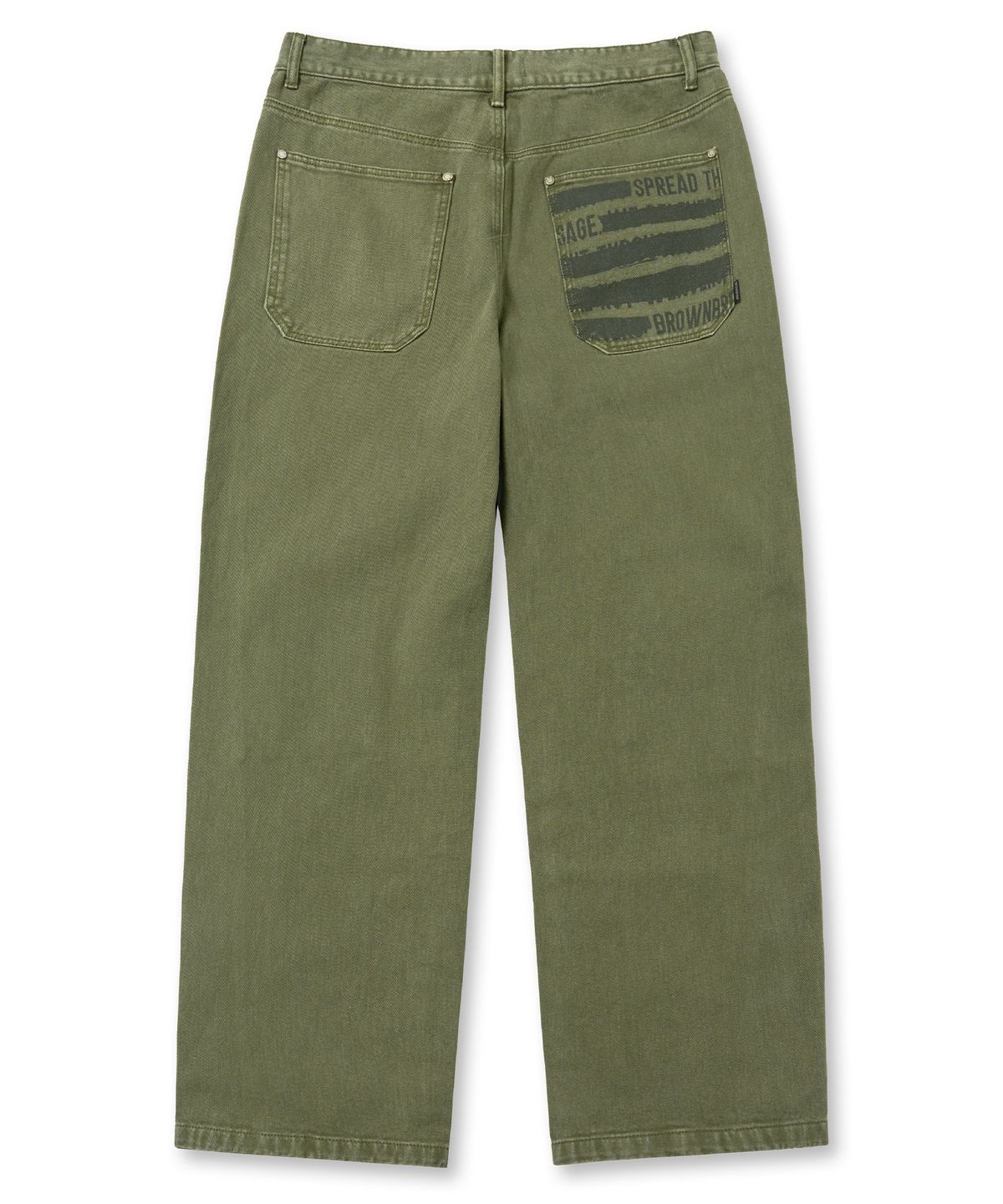 브라운브레스(BROWNBREATH) DOUBLE KNEE BALLON PANTS - KHAKI