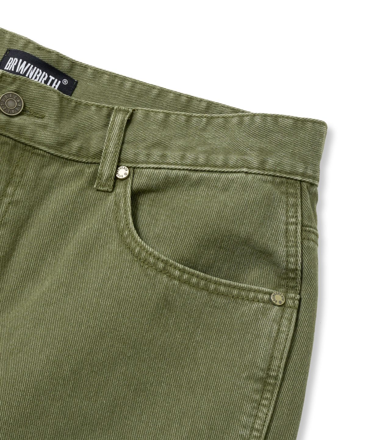 브라운브레스(BROWNBREATH) DOUBLE KNEE BALLON PANTS - KHAKI