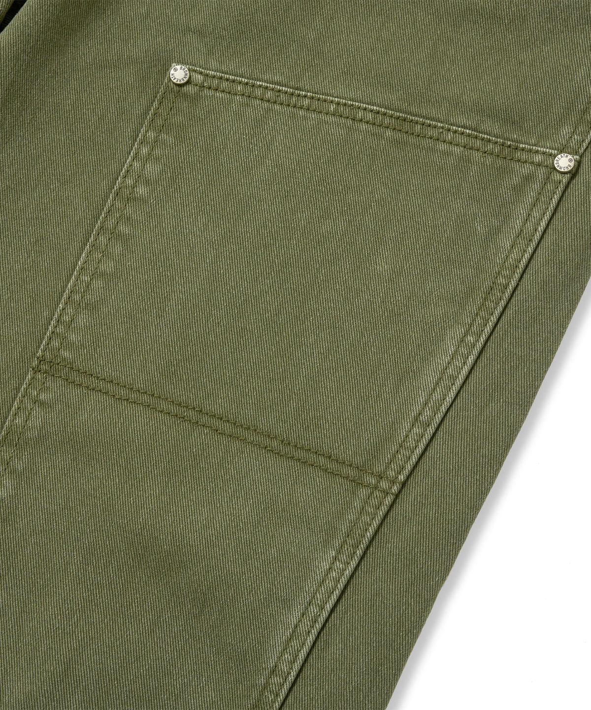 브라운브레스(BROWNBREATH) DOUBLE KNEE BALLON PANTS - KHAKI