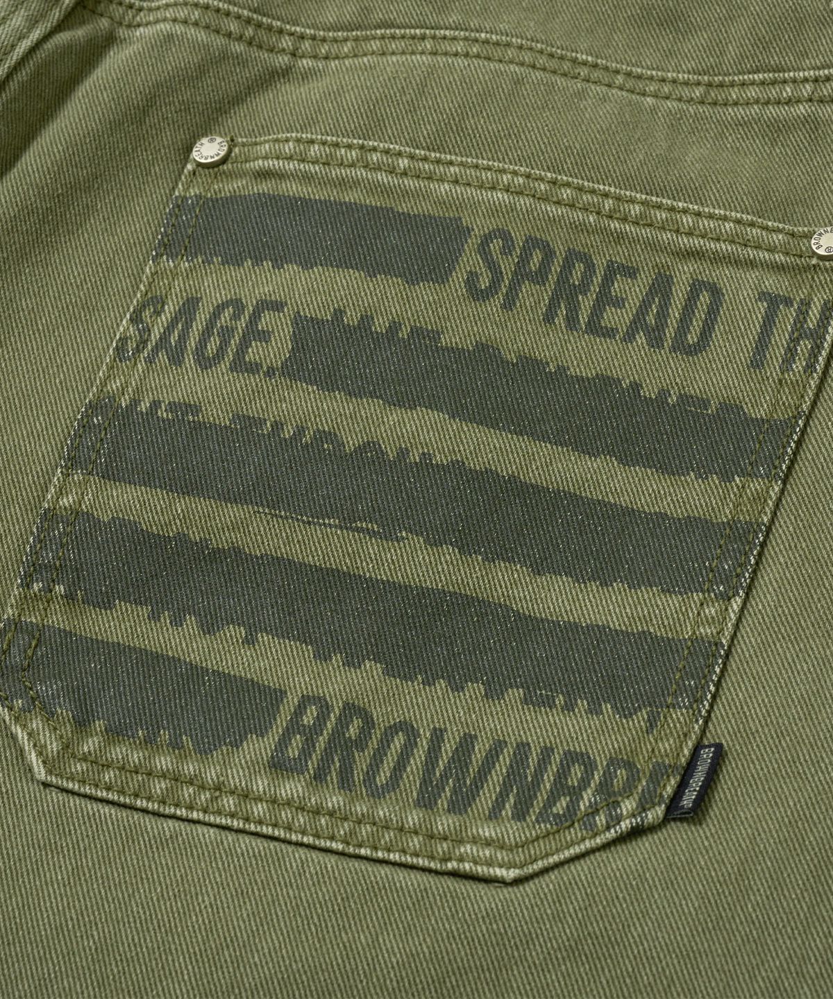 브라운브레스(BROWNBREATH) DOUBLE KNEE BALLON PANTS - KHAKI