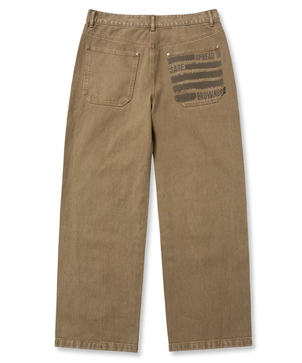브라운브레스(BROWNBREATH) DOUBLE KNEE BALLON PANTS - BEIGE