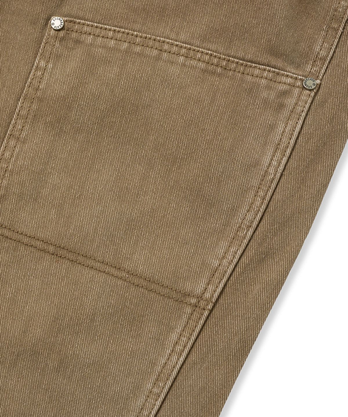 브라운브레스(BROWNBREATH) DOUBLE KNEE BALLON PANTS - BEIGE