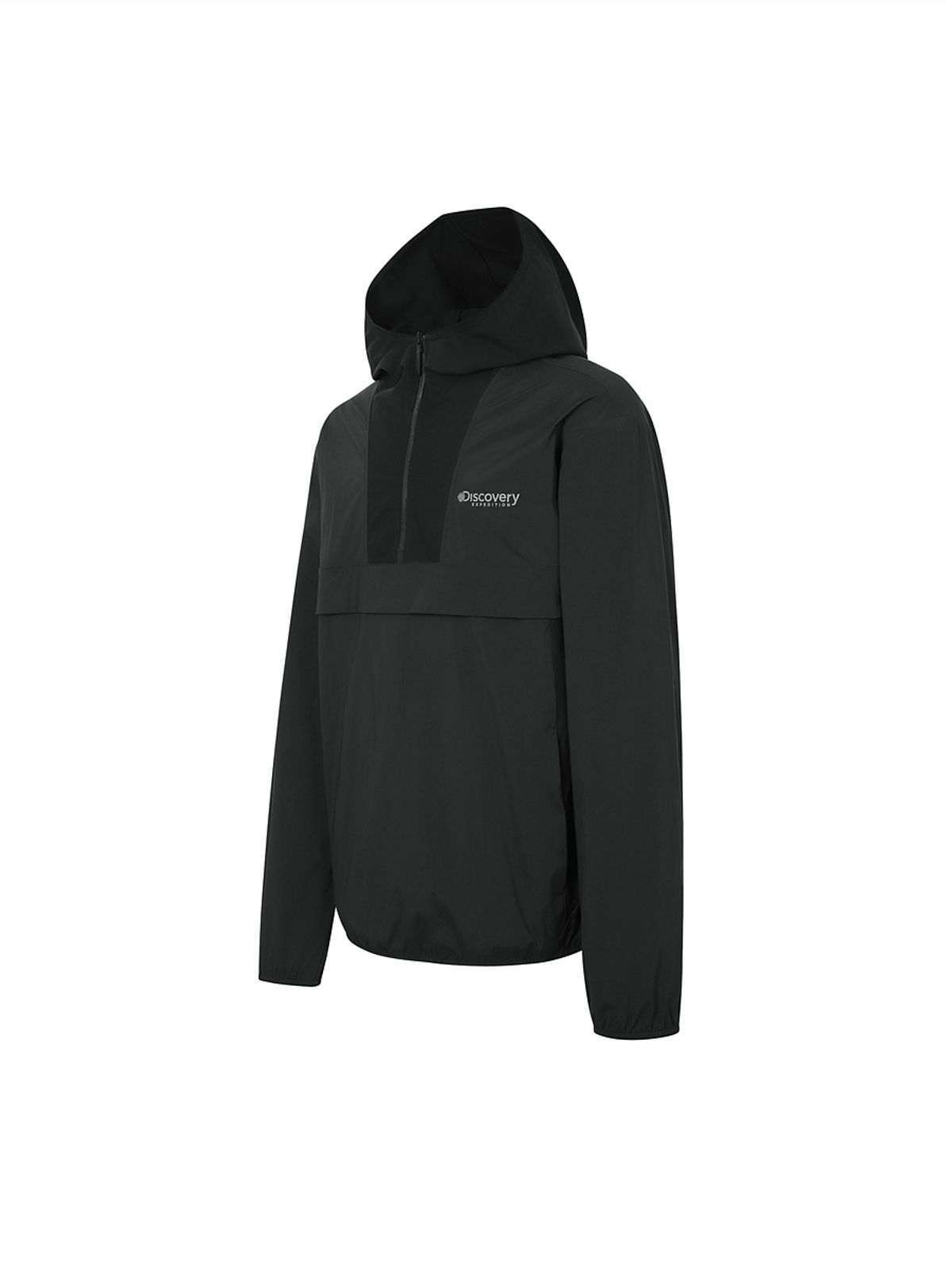 디스커버리 익스페디션(DISCOVERY EXPEDITION) 프레시벤트 폴튼 경량 하이브리드 아노락 (BLACK)