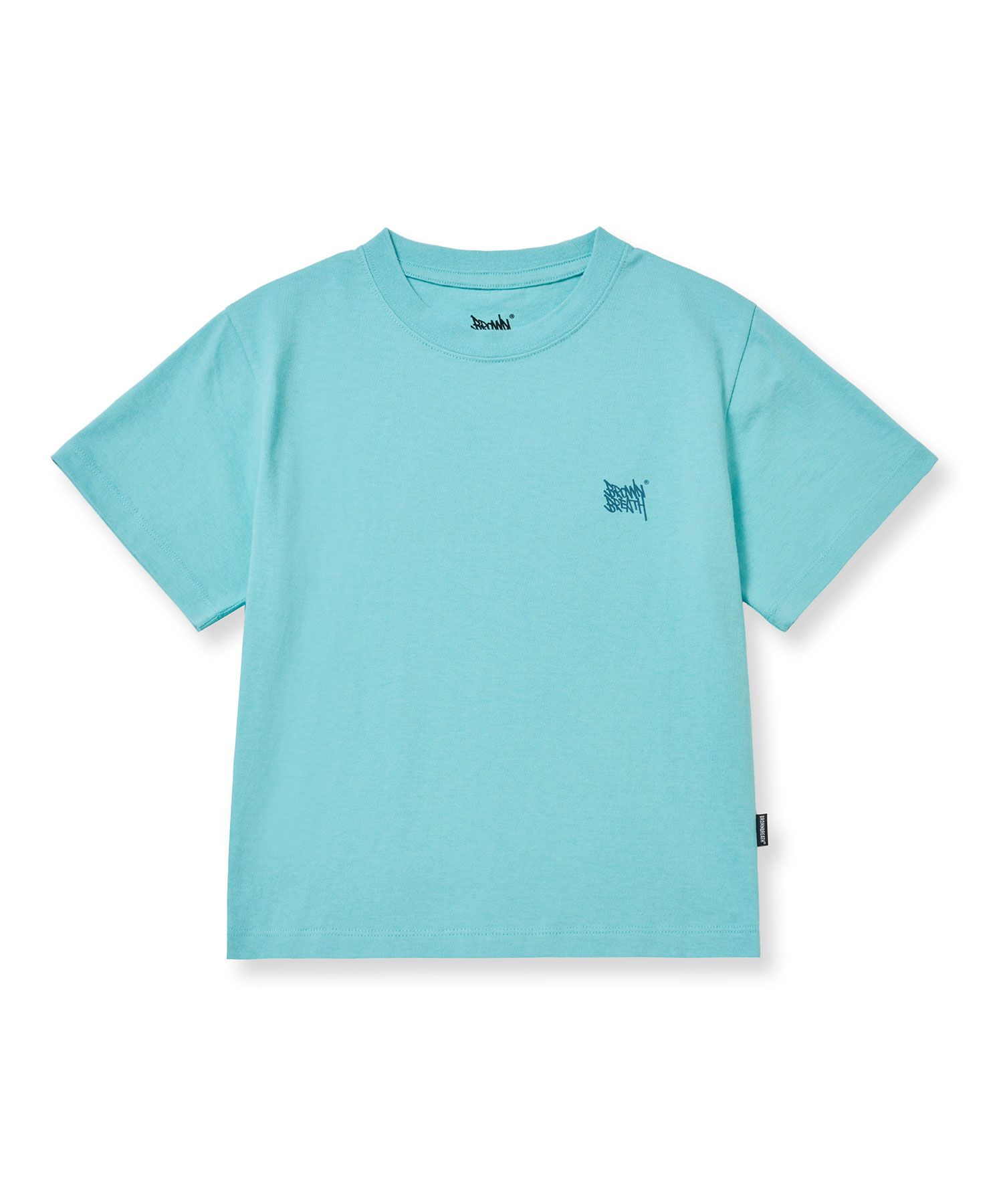 ★BROWNBREATH★ W TAG CROP TEE MINT MUSINSA | BROWNBREATH W TAG CROP TEE - MINT