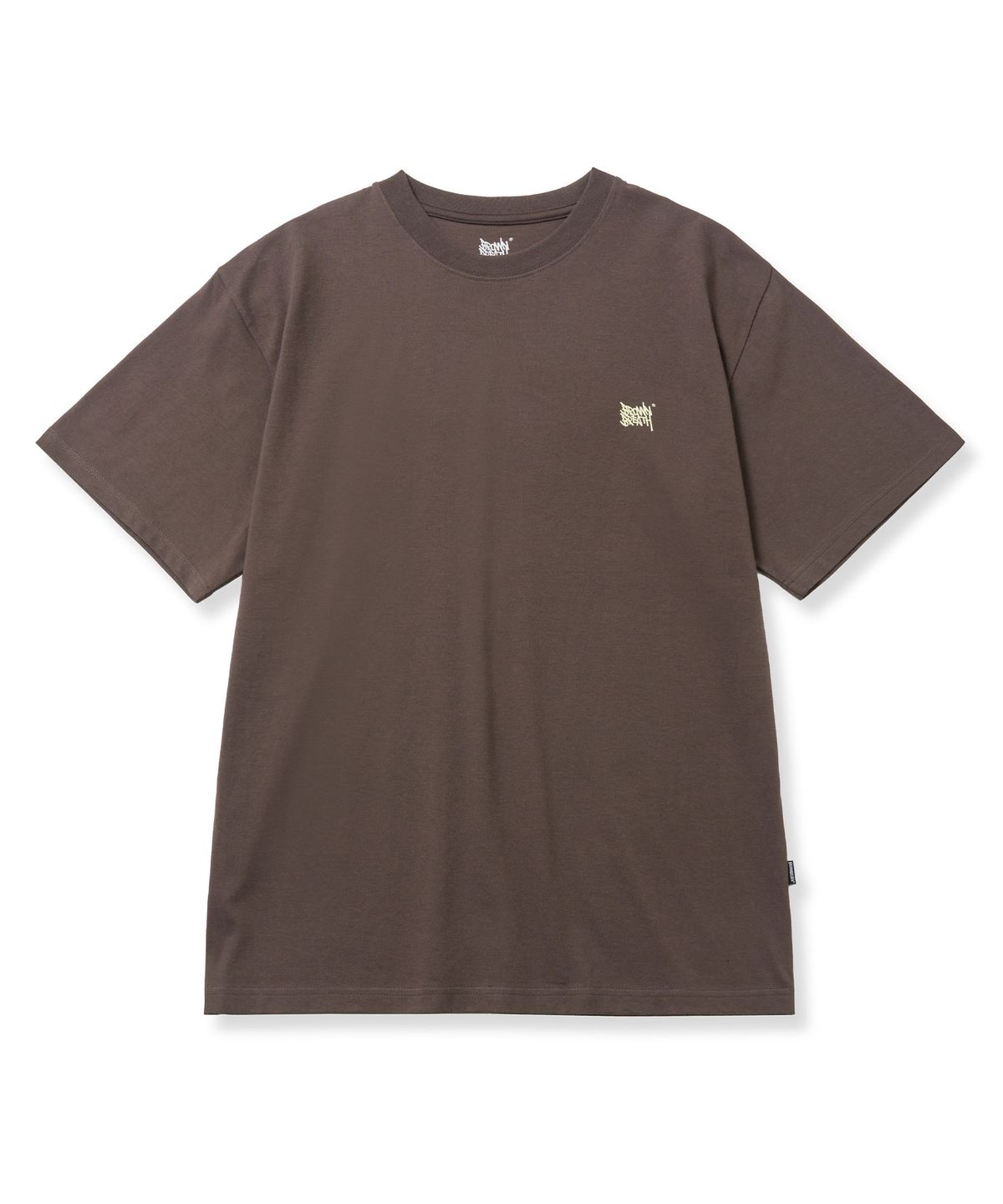 브라운브레스(BROWNBREATH) TAG TEE - DARK BROWN