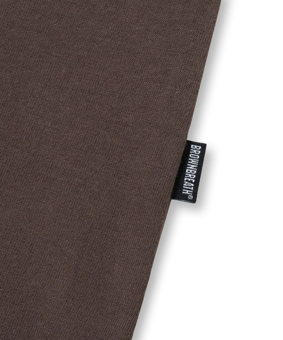 브라운브레스(BROWNBREATH) TAG TEE - DARK BROWN