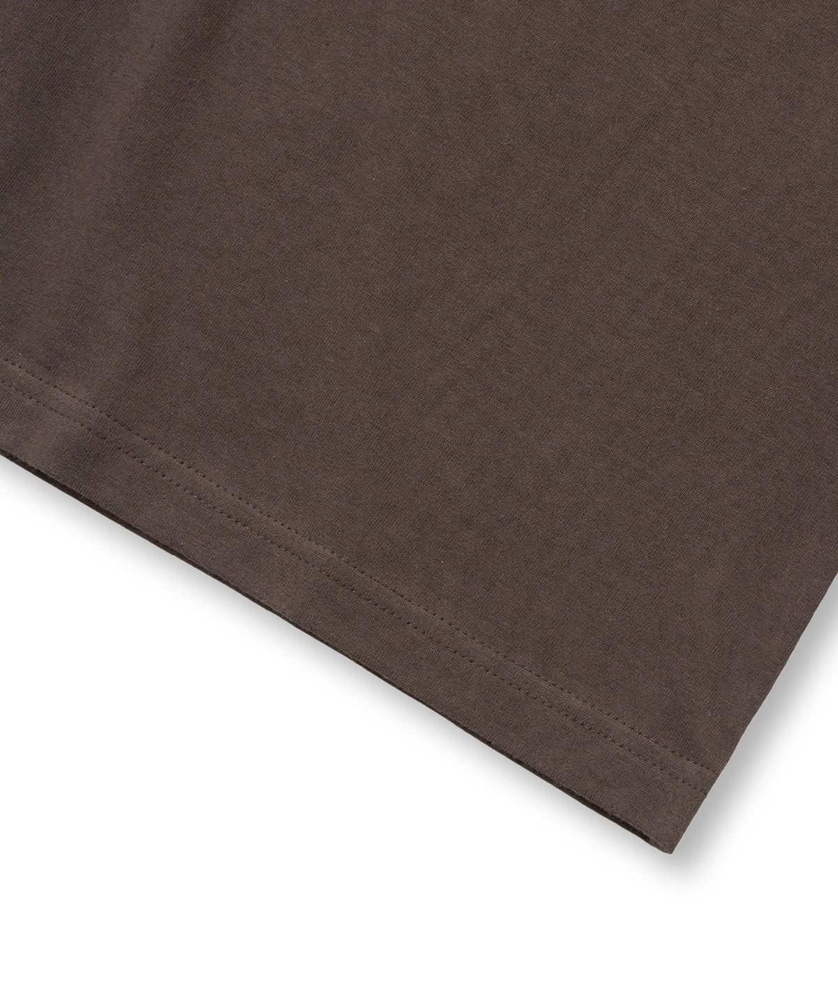 브라운브레스(BROWNBREATH) TAG TEE - DARK BROWN