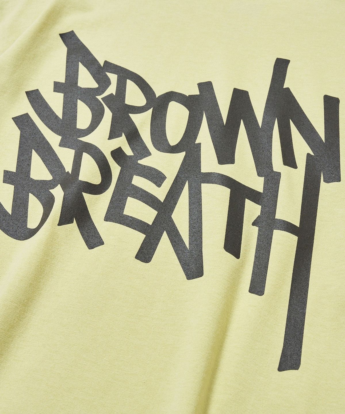 브라운브레스(BROWNBREATH) TAG TEE - LEMON