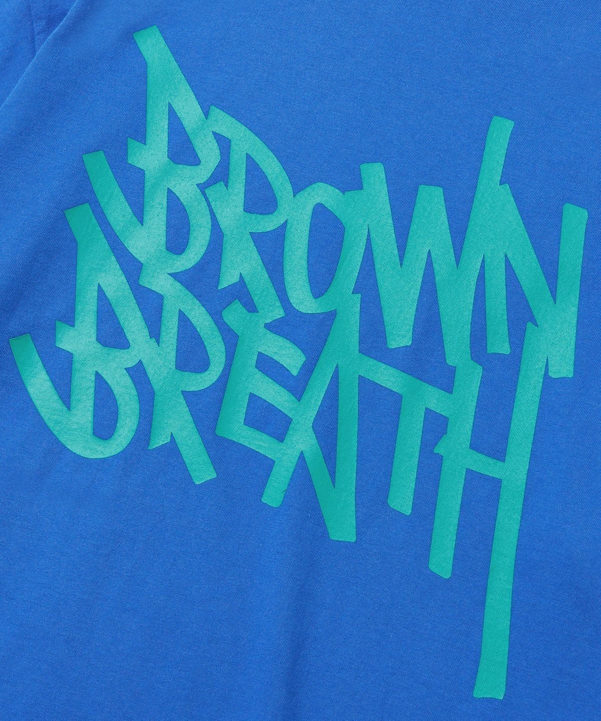 브라운브레스(BROWNBREATH) TAG TEE - BLUE