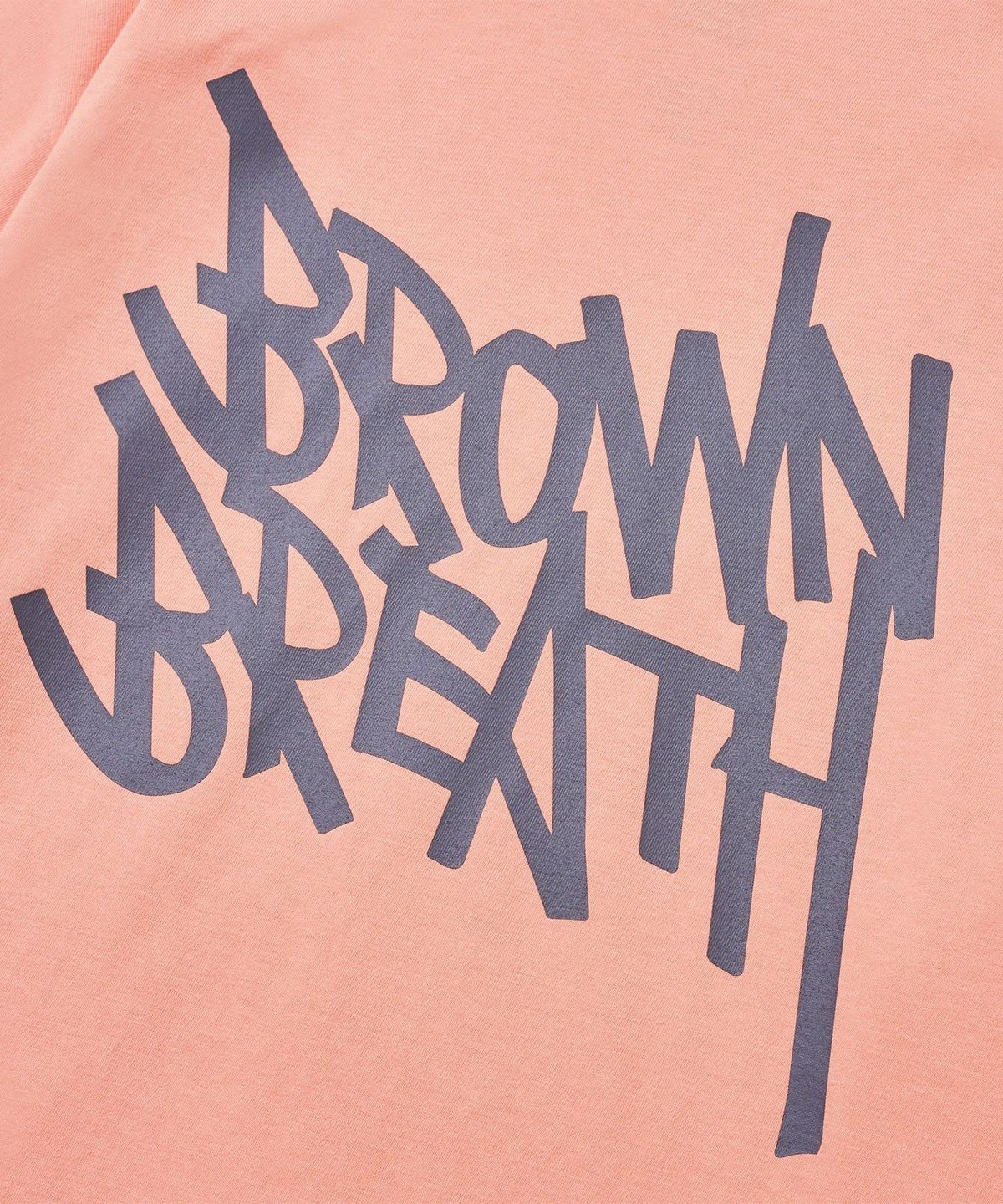 브라운브레스(BROWNBREATH) TAG TEE - INDY PINK