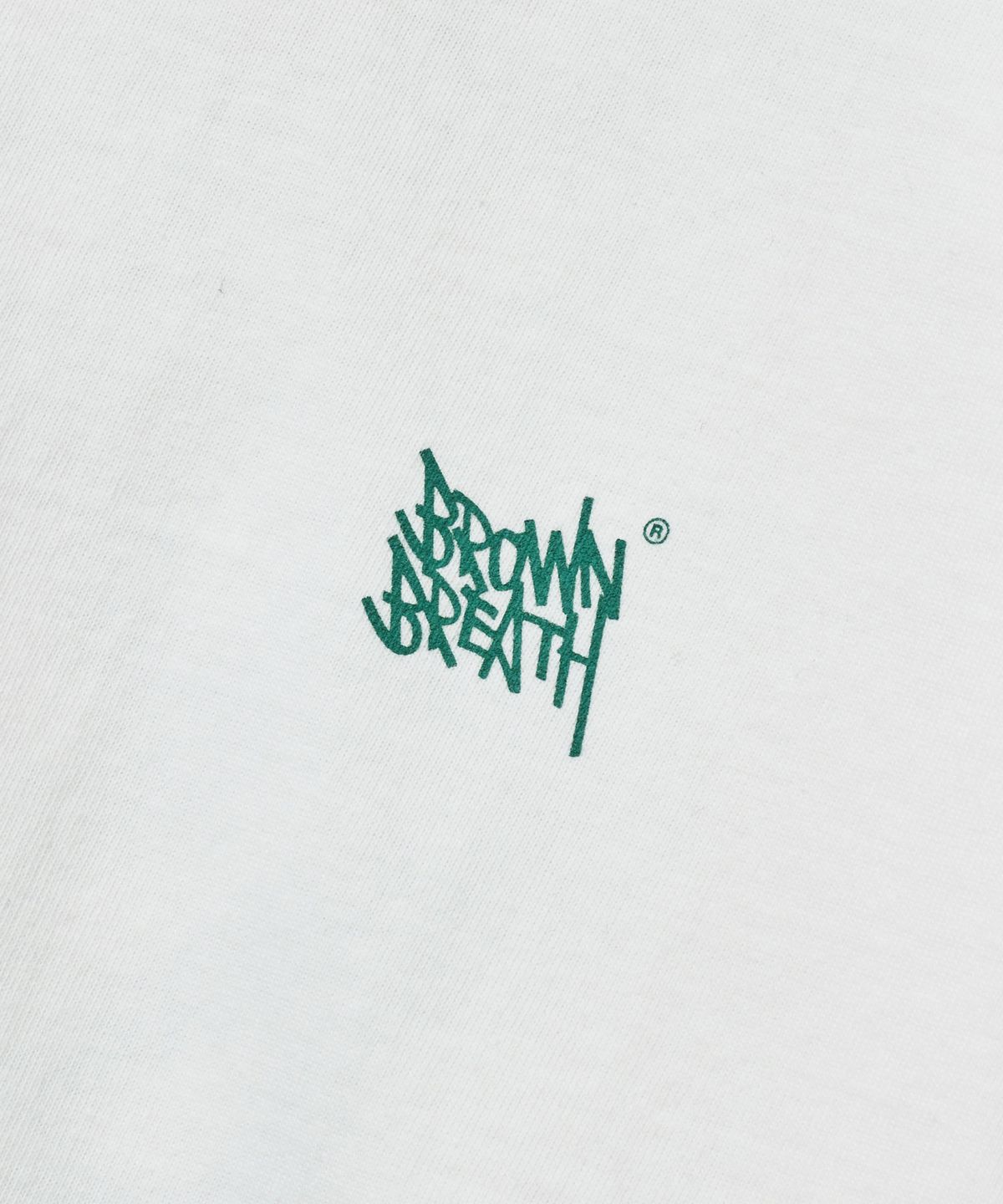 브라운브레스(BROWNBREATH) TAG TEE - OFF WHITE
