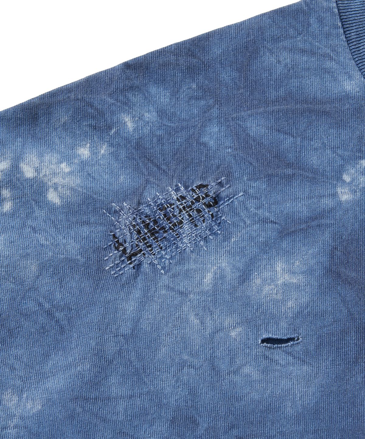 리베레(LIBERE) LOGO TYE-DYE T-SHIRT / BLUE