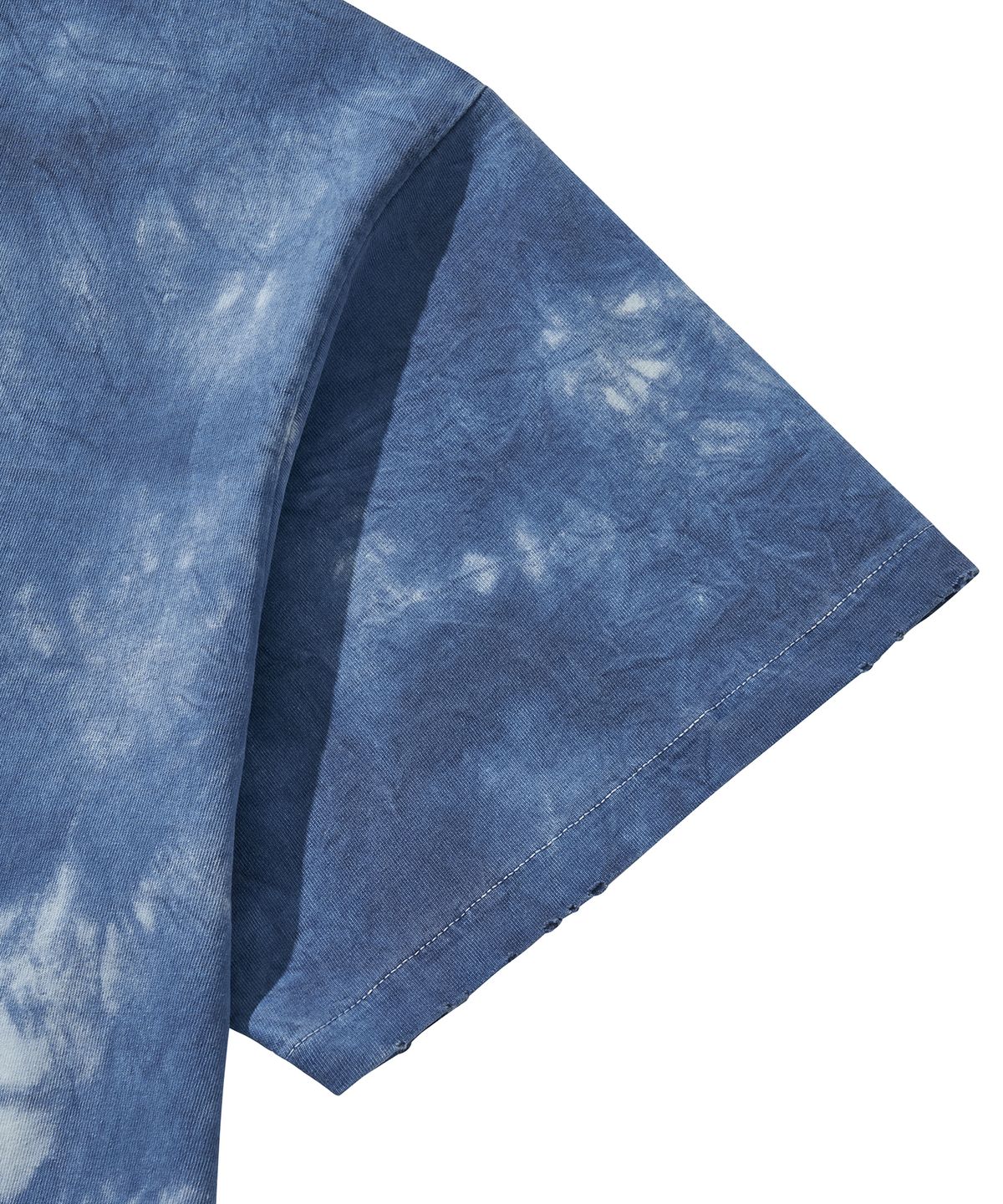 리베레(LIBERE) LOGO TYE-DYE T-SHIRT / BLUE